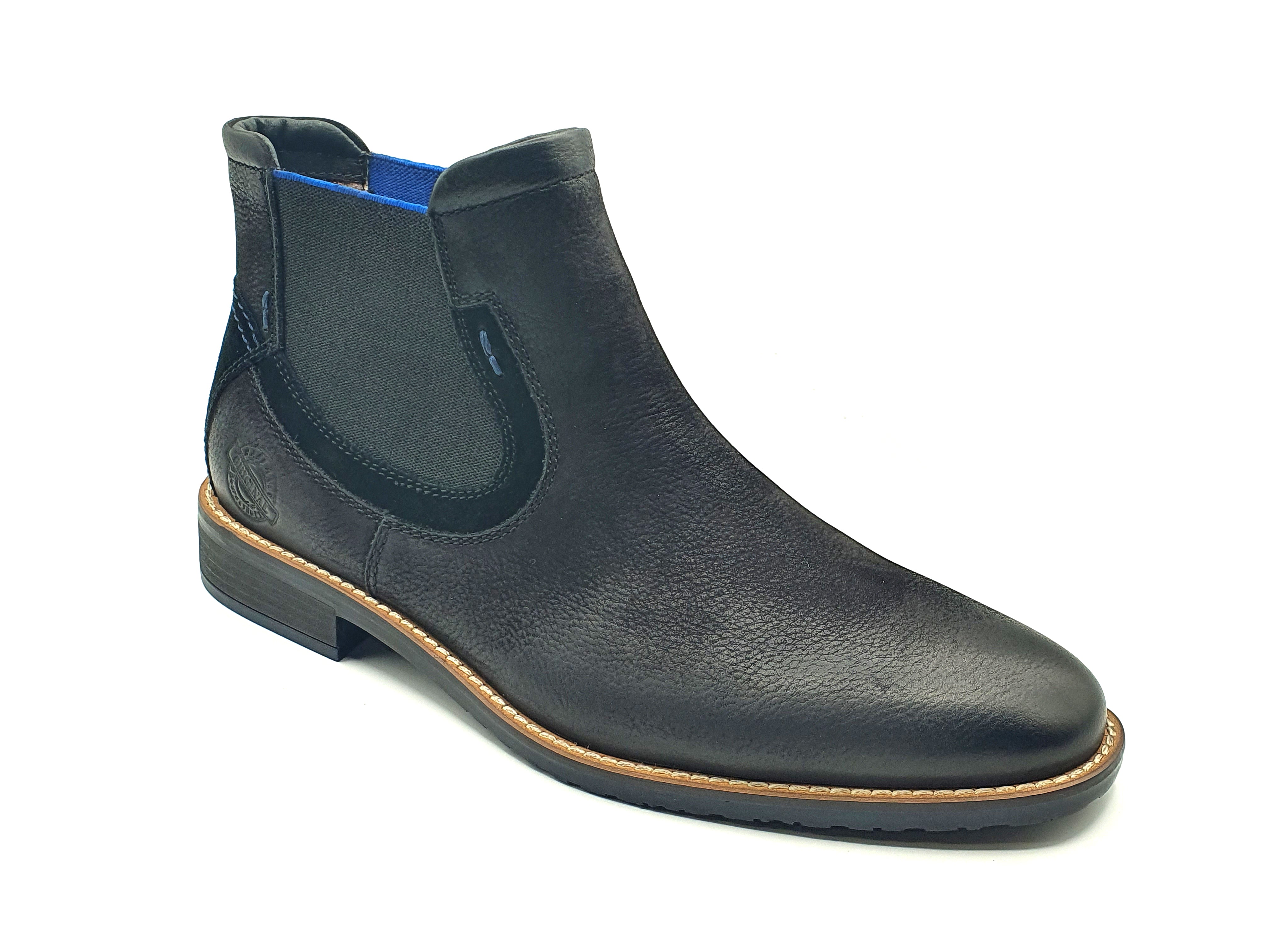 Dubarry Santos Black Chelsea Boot Black flat front view