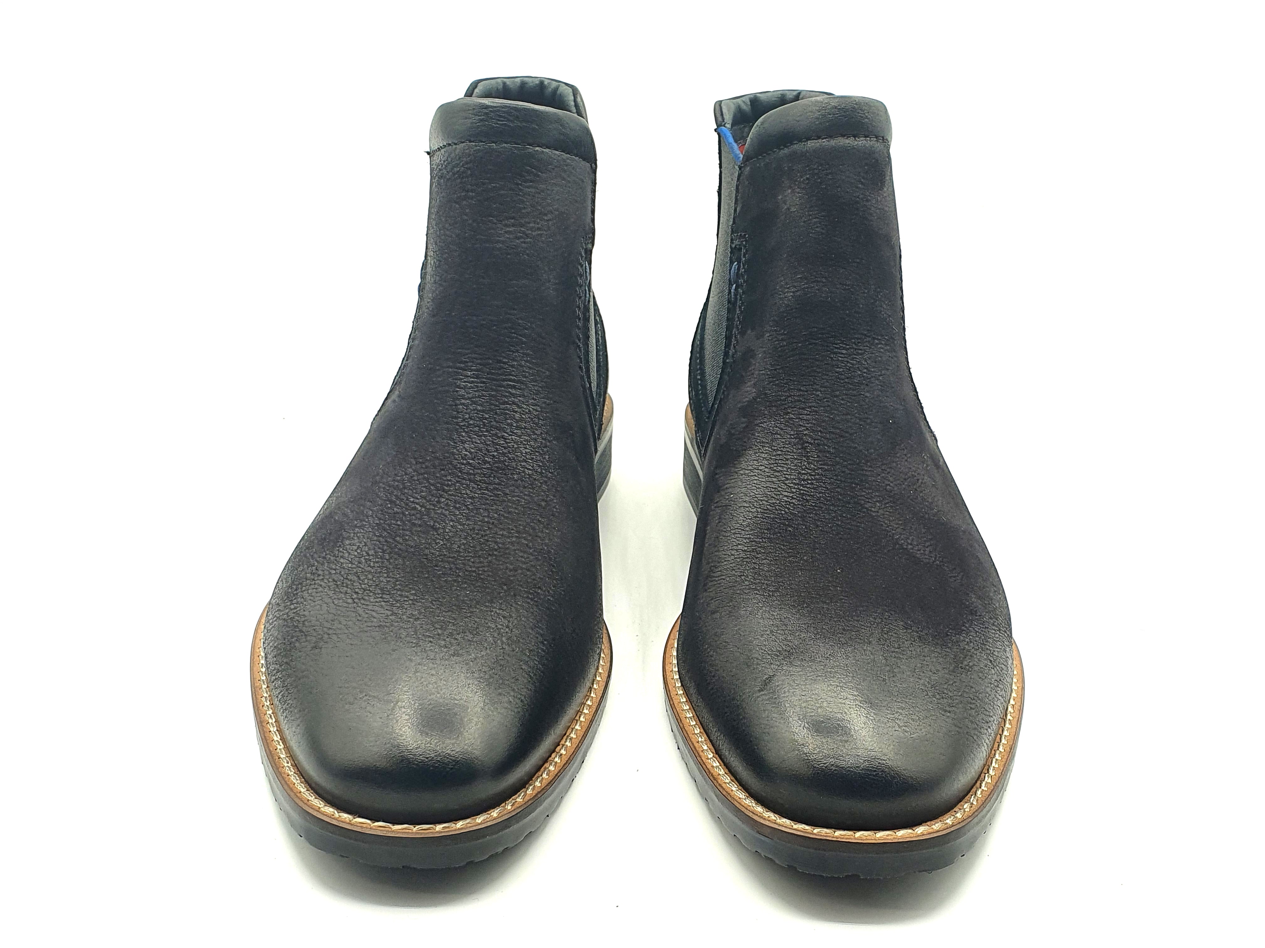 Dubarry Santos Black Chelsea Boot Black back view