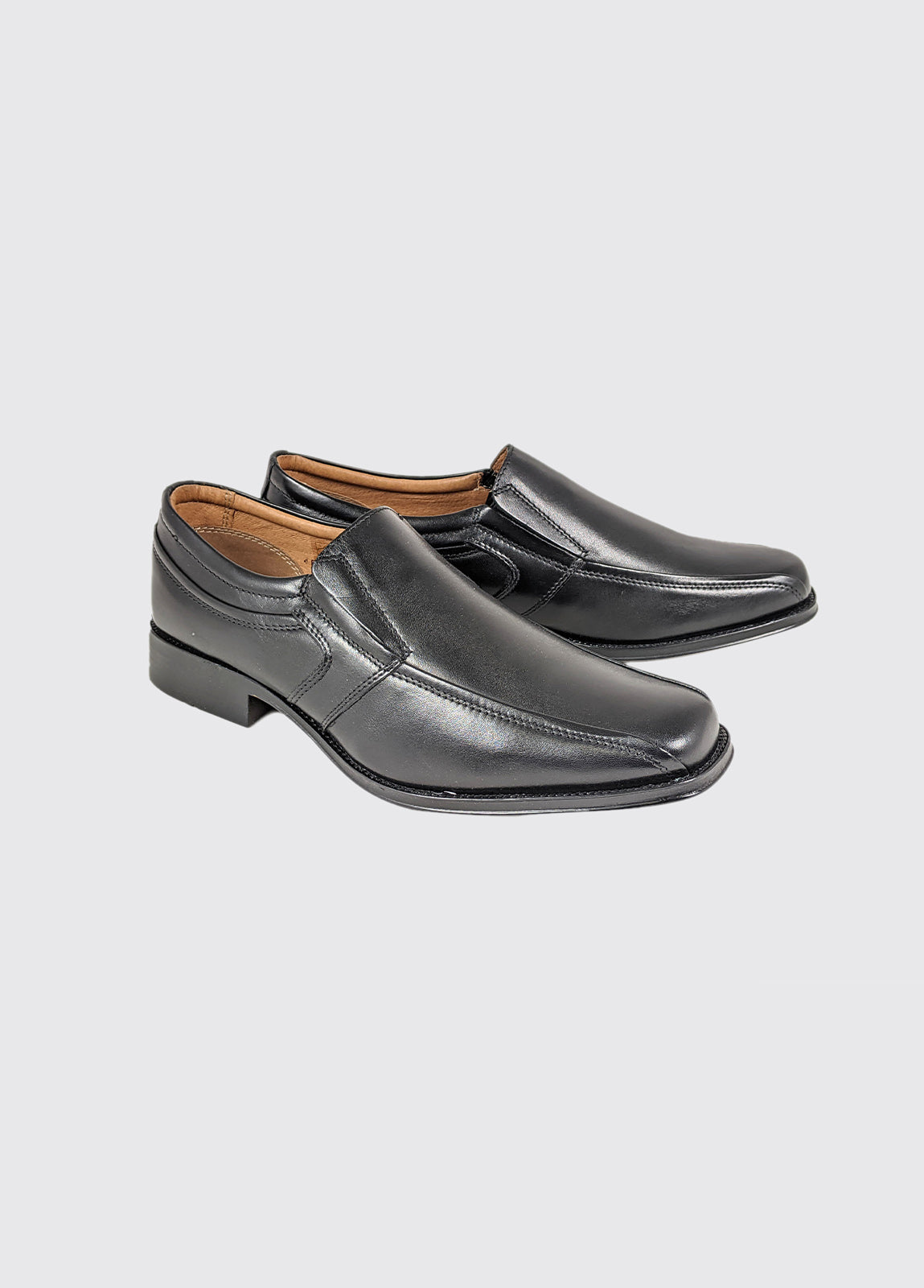 Declan Black Wide Fit Slip On Shoe