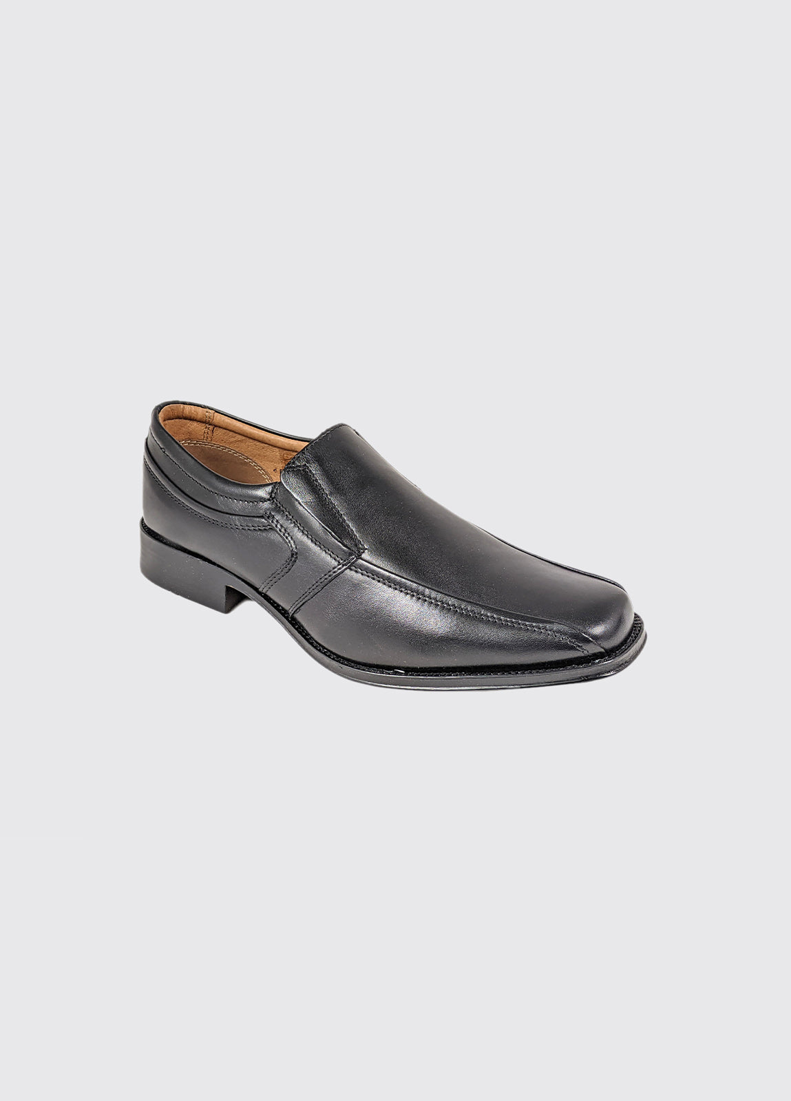 Declan Black Wide Fit Slip On Men's Shoe