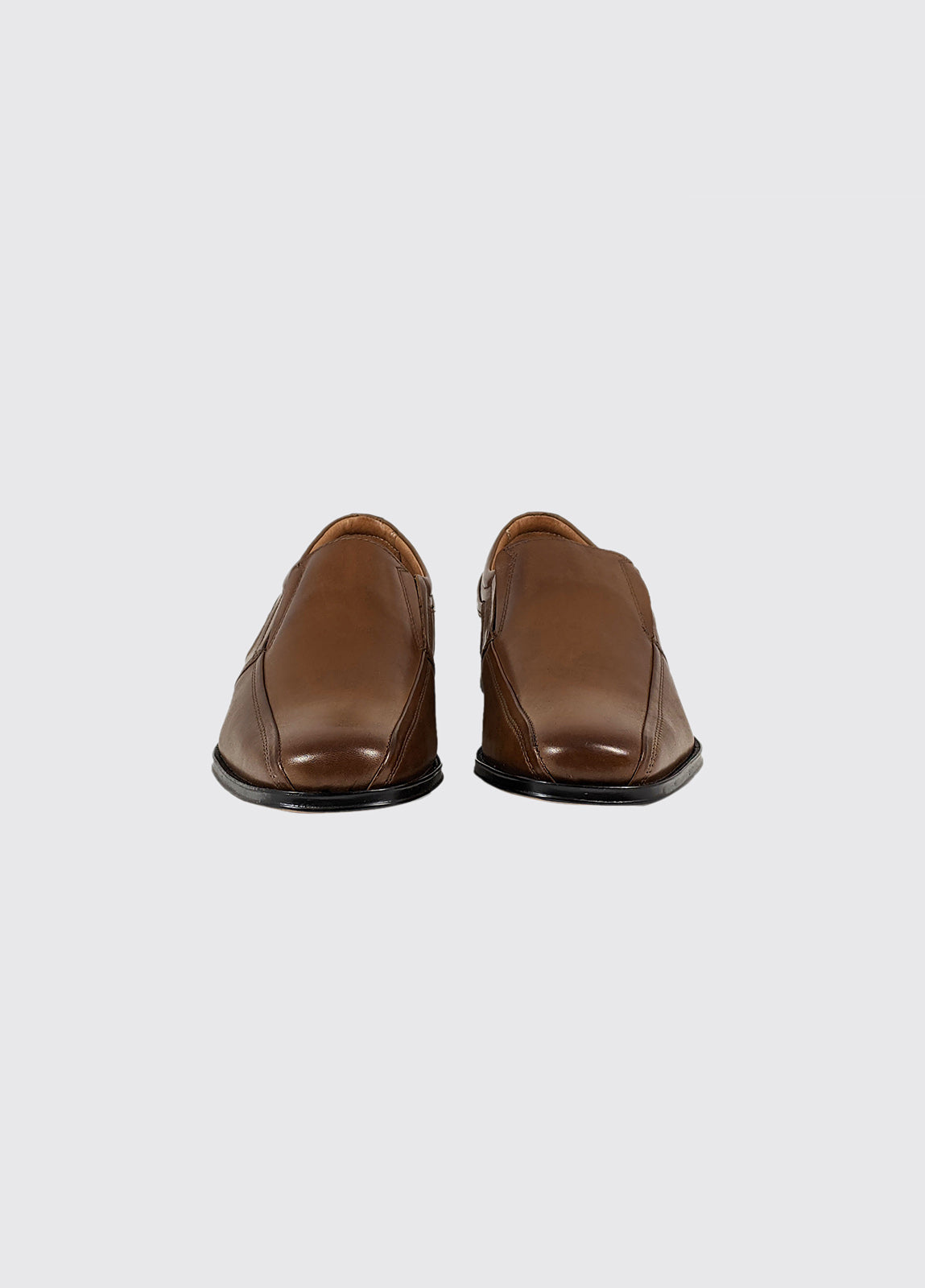 Declan Tan Wide Fit Slip On Shoe-Front view