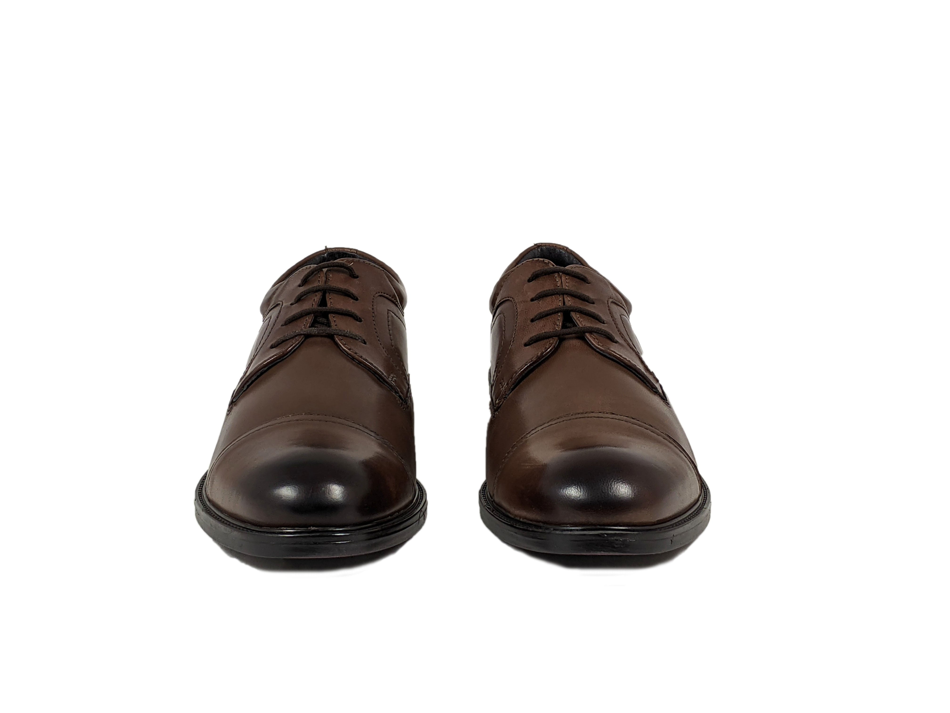 Dawson Wide Fit Brown Shoe - Spirit Clothing