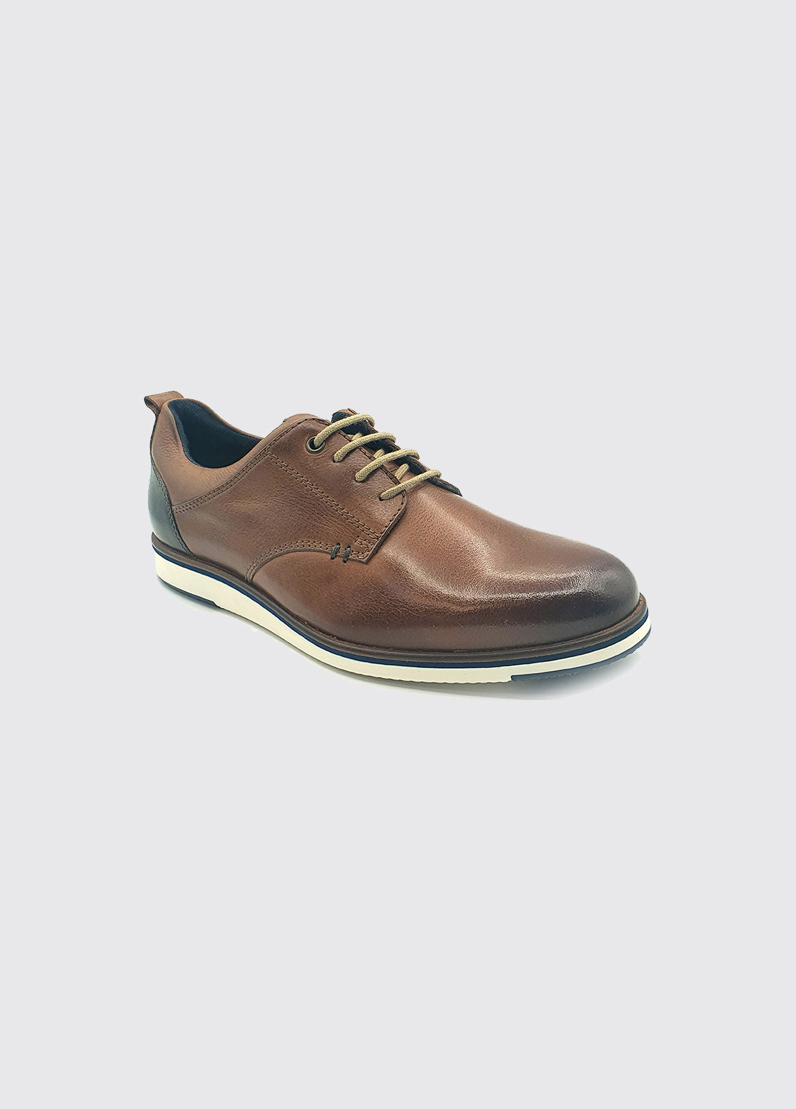Stafford Tan Mens Shoe-Single shoe view