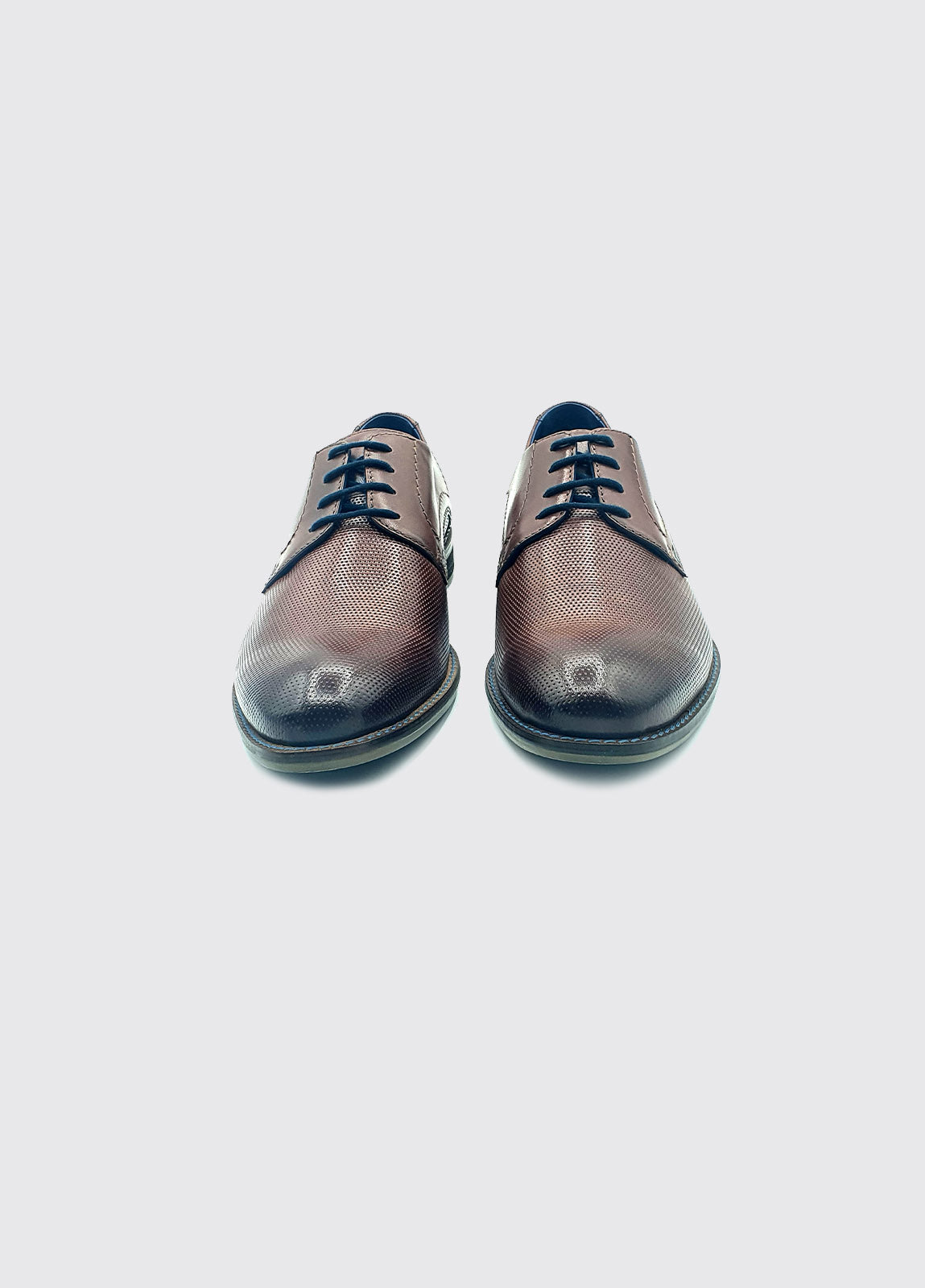 Duke Brown Mens Lace up Shoe-Front view