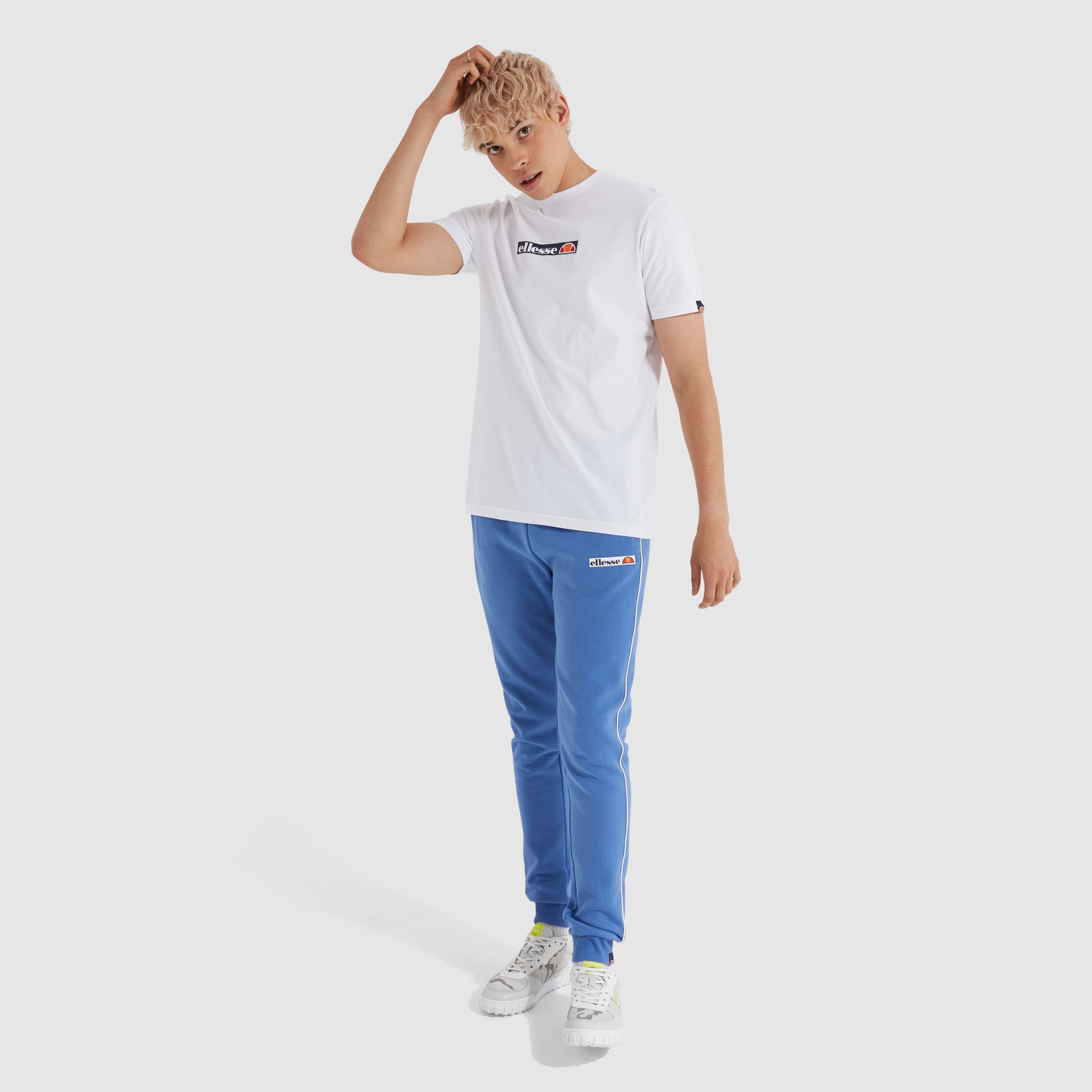 Ellesse Laci Jog Pant - Blue BLUE model front view