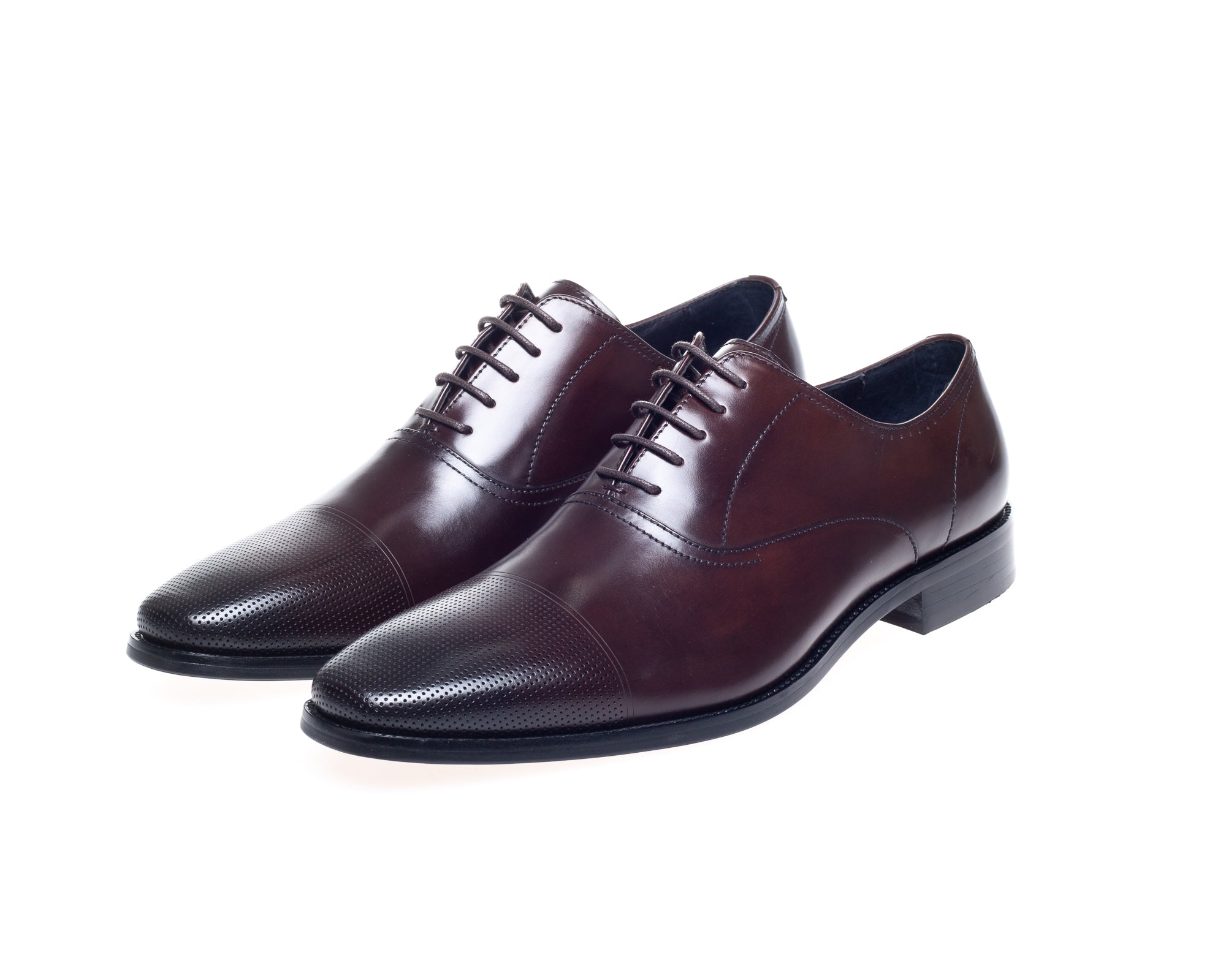 Bay Brown Capped Oxfords - Spirit Clothing