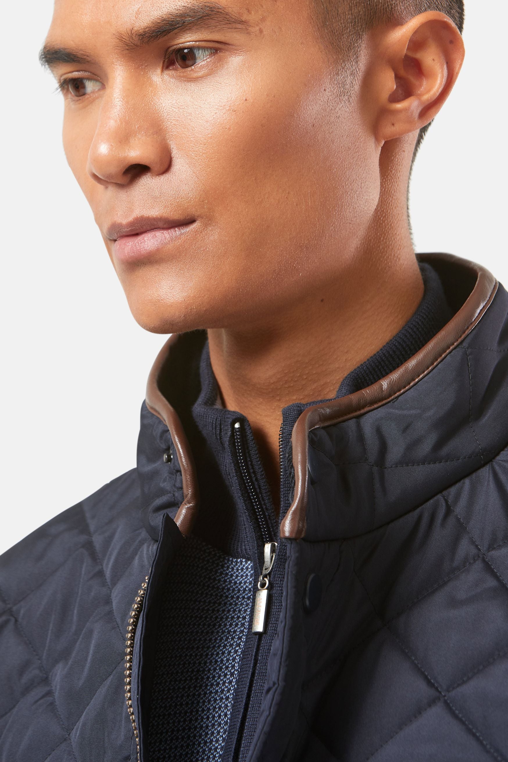 Brutuz Navy Padded Jacketcollar