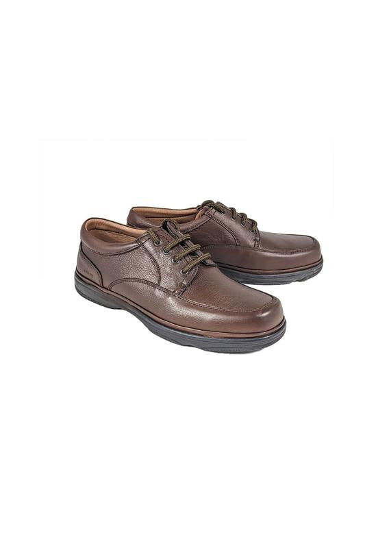 Bide Extra Wide Fit Tan Shoe - Spirit Clothing