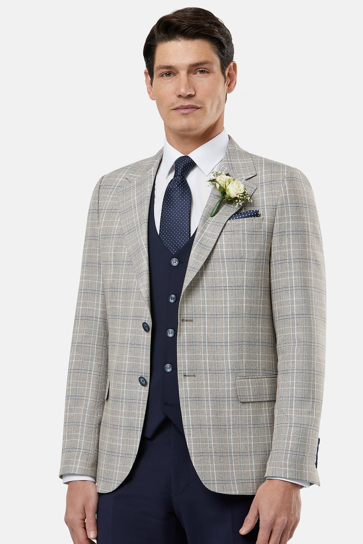 BENETTI Charles Comfort Stone Blazer Stone detail view