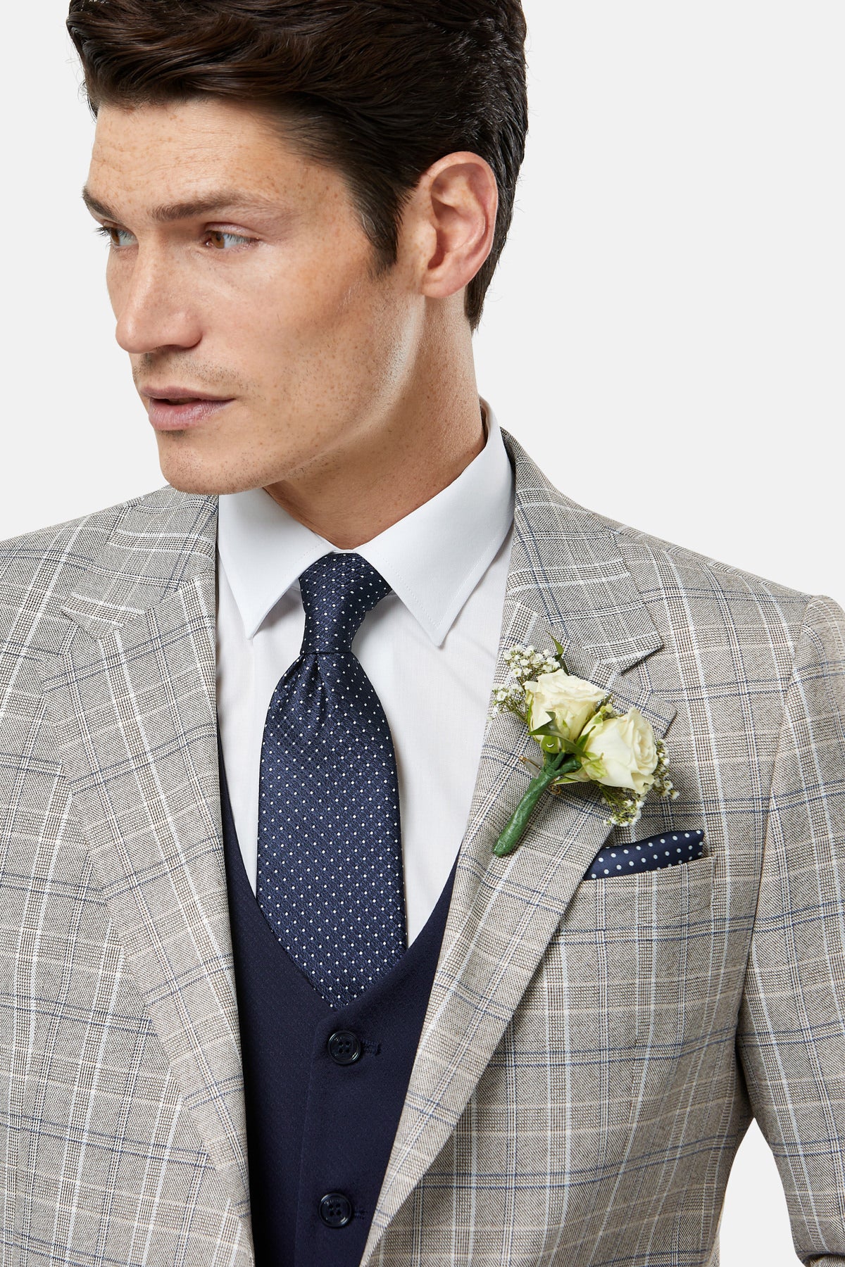 BENETTI Charles Comfort Stone Blazer Stone back view