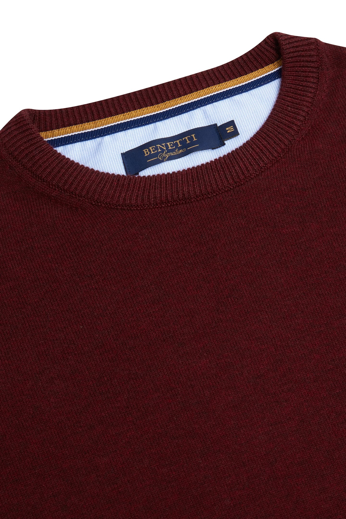 Benetti crest crew neck sweater