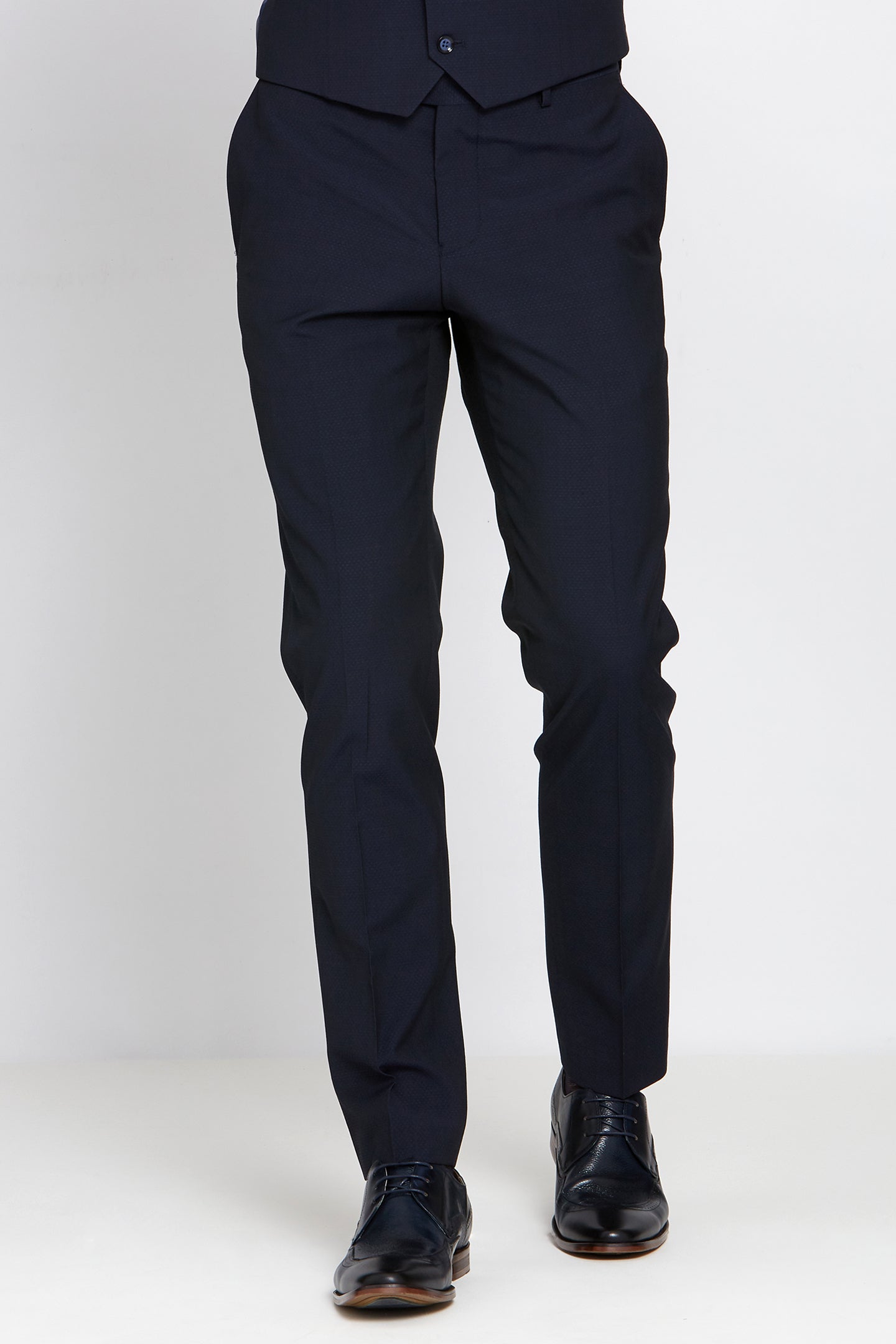 Benetti Cusack Navy Tapered Trousers - Spirit Clothing