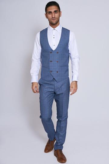 George Tapered Check Trouser - Spirit Clothing