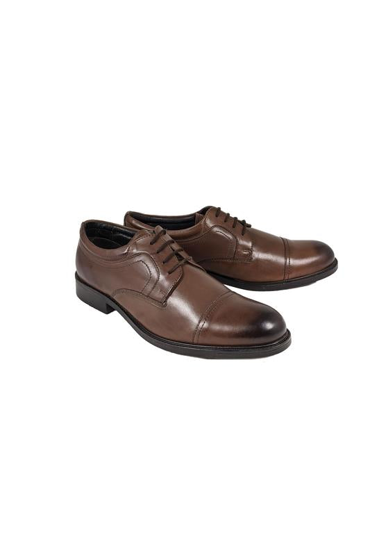 Dawson Wide Fit Brown Mens Shoe - Spirit Clothing