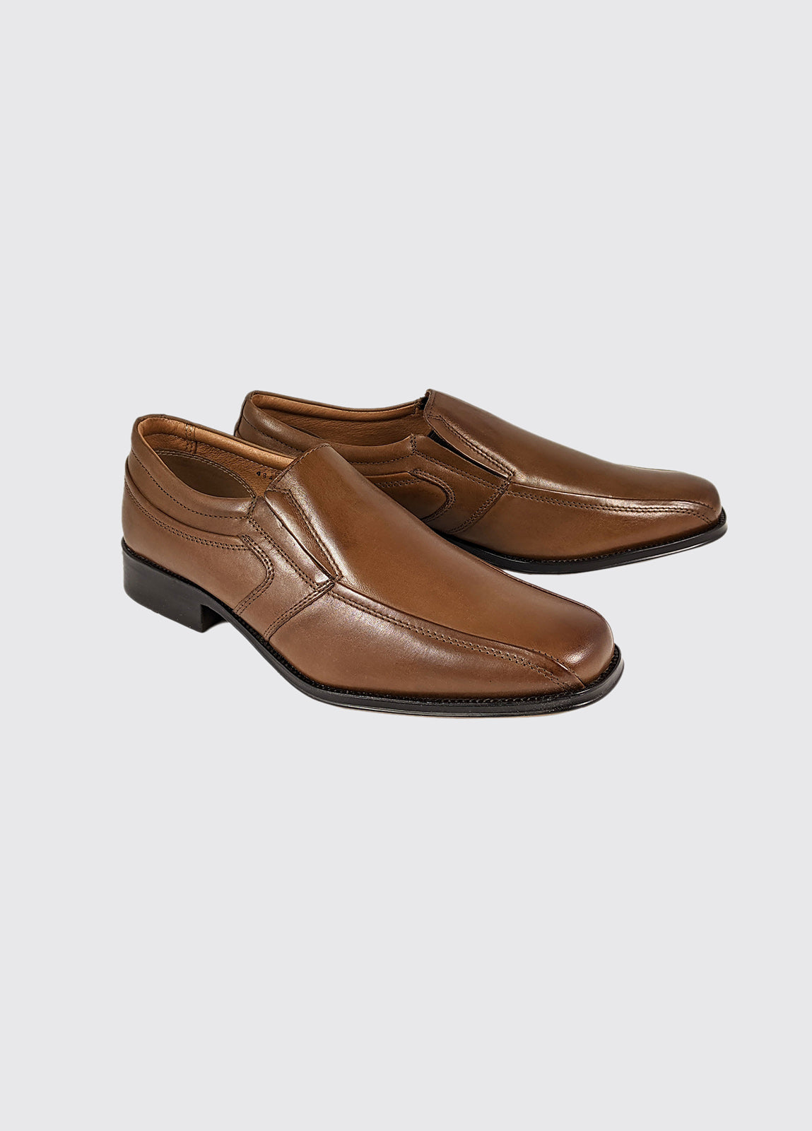 Dubarry Declan Tan Wide Fit Slip On Shoe Tan front view