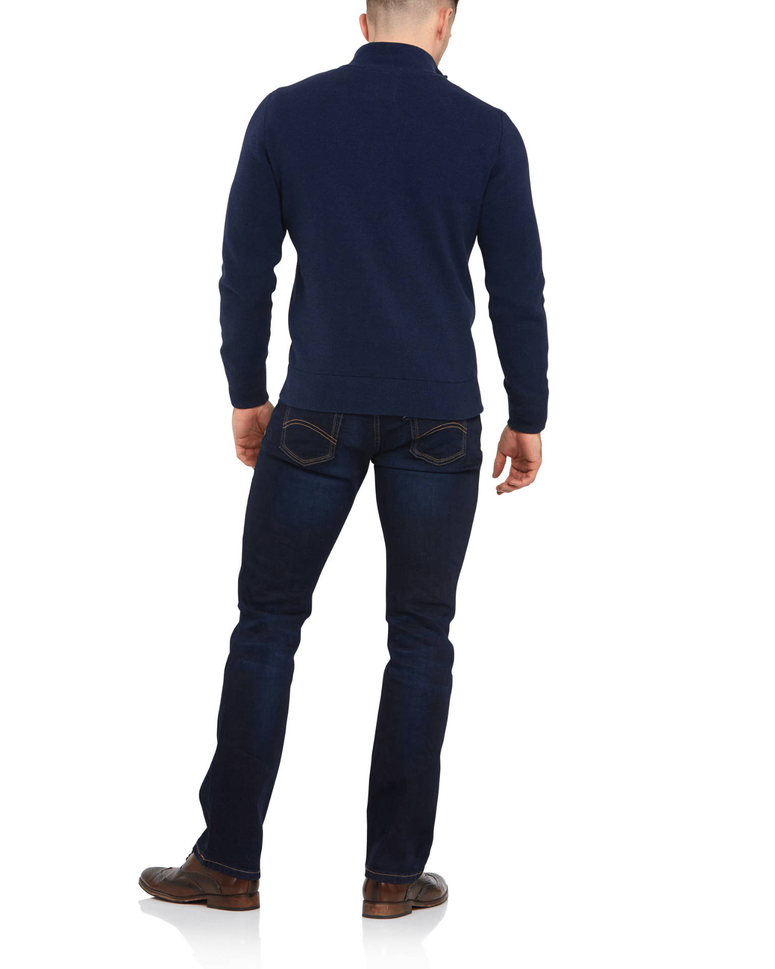 Back view of Fred stone bootcut jeans