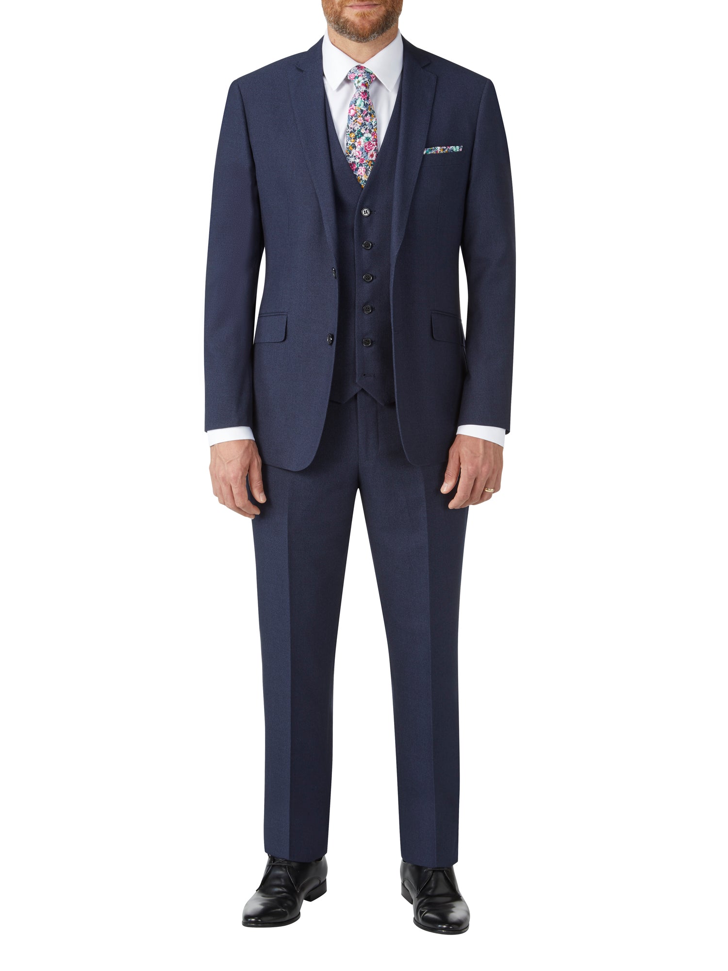 Skopes Harcourt Navy Slim Fit Jacket NAVY detail view