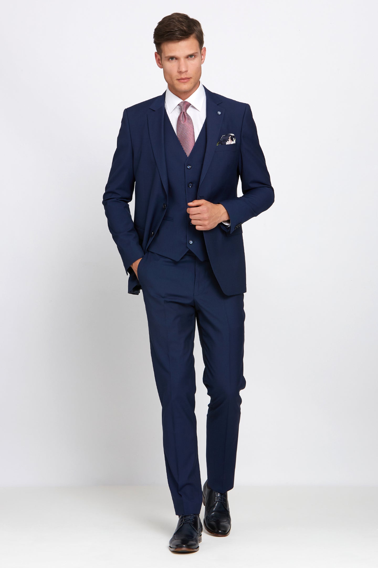 BENETTI Benetti Hogan Tapered Waistcoat GREY detail view