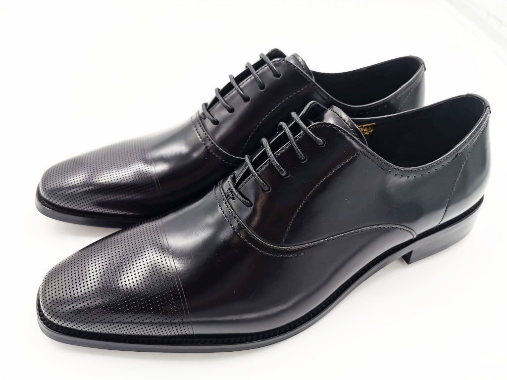 Bay Black Capped Oxfords - Spirit Clothing