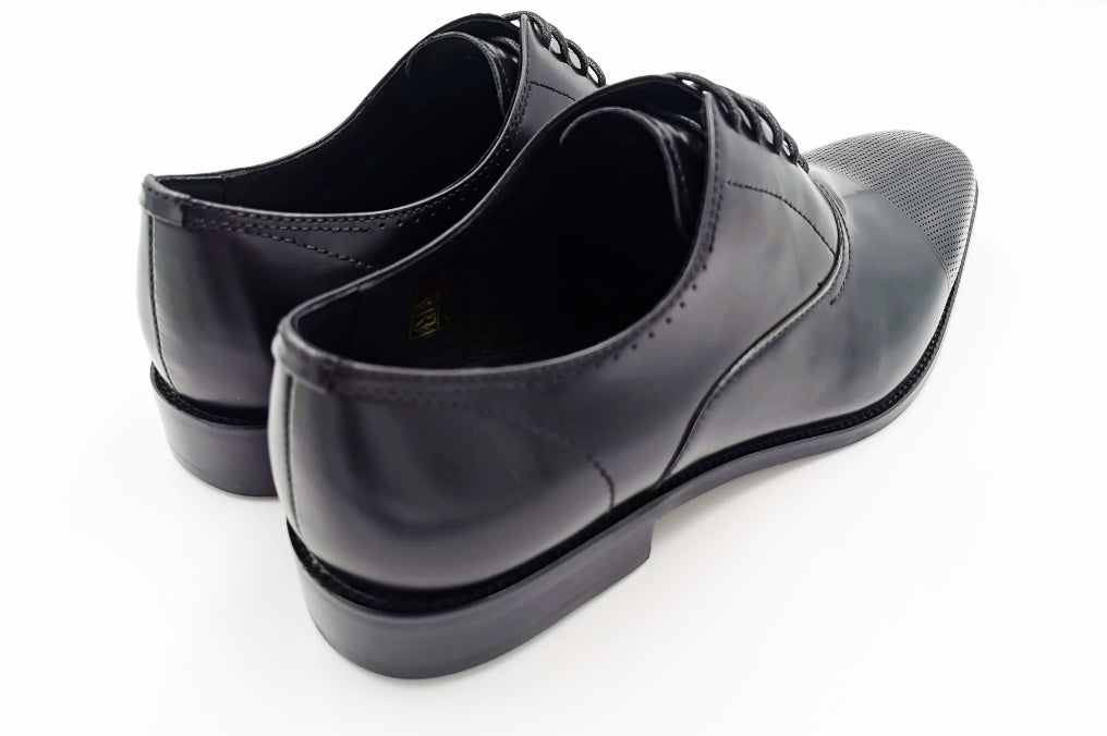 Bay Black Capped Oxfords - Spirit Clothing