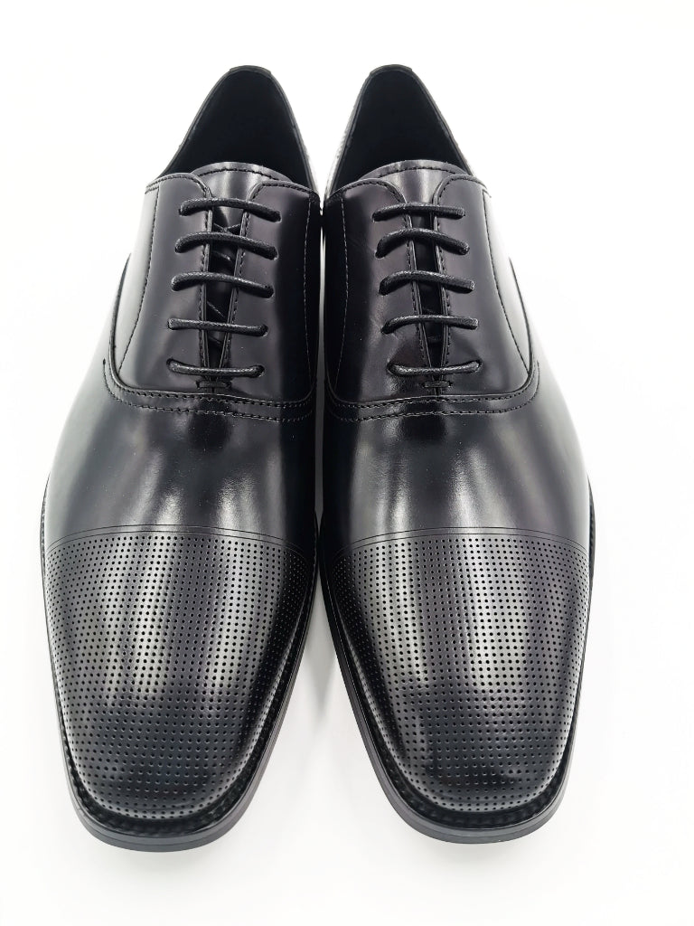 Bay Black Capped Oxfords - Spirit Clothing