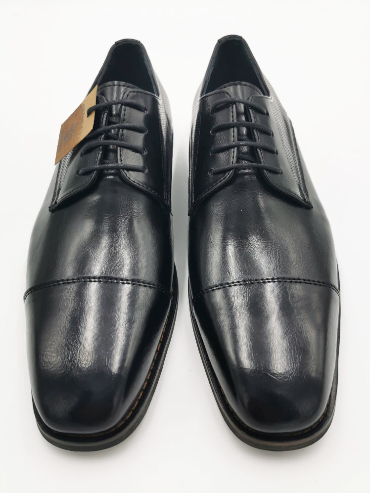 Henry Black Lace Shoe by Benetti - Spirit Clothing