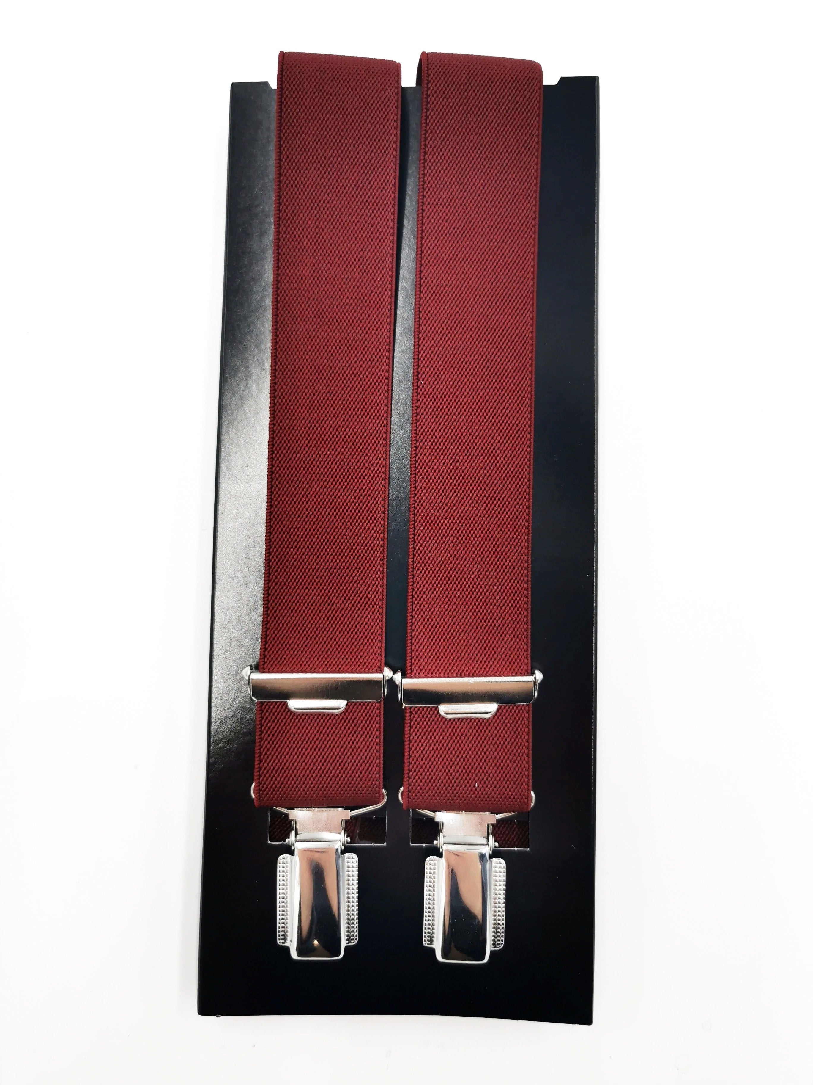 Zazzi Boys Braces- Suspenders-Wine