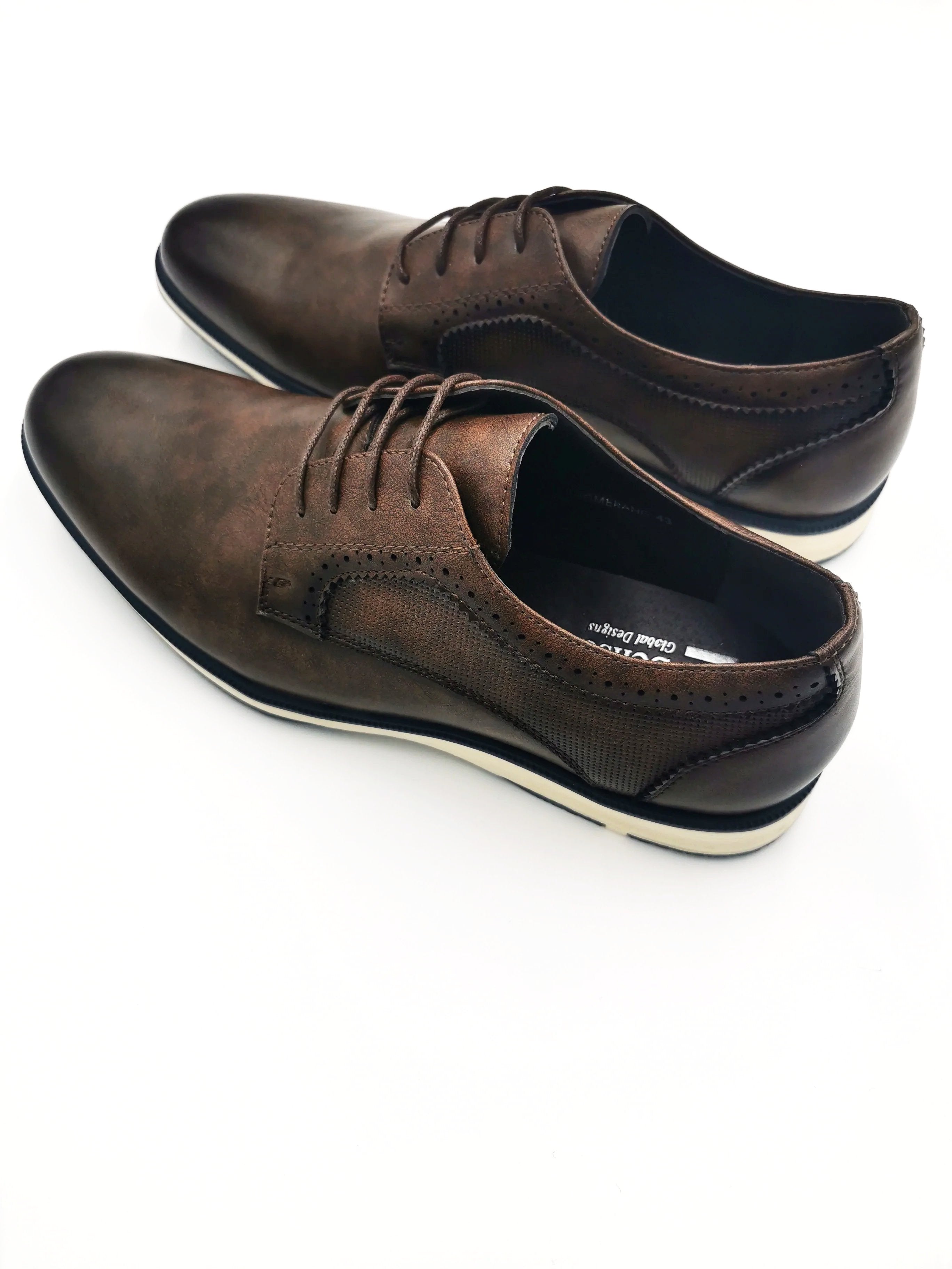 Boomerang Brown Lace up Men's Shoe