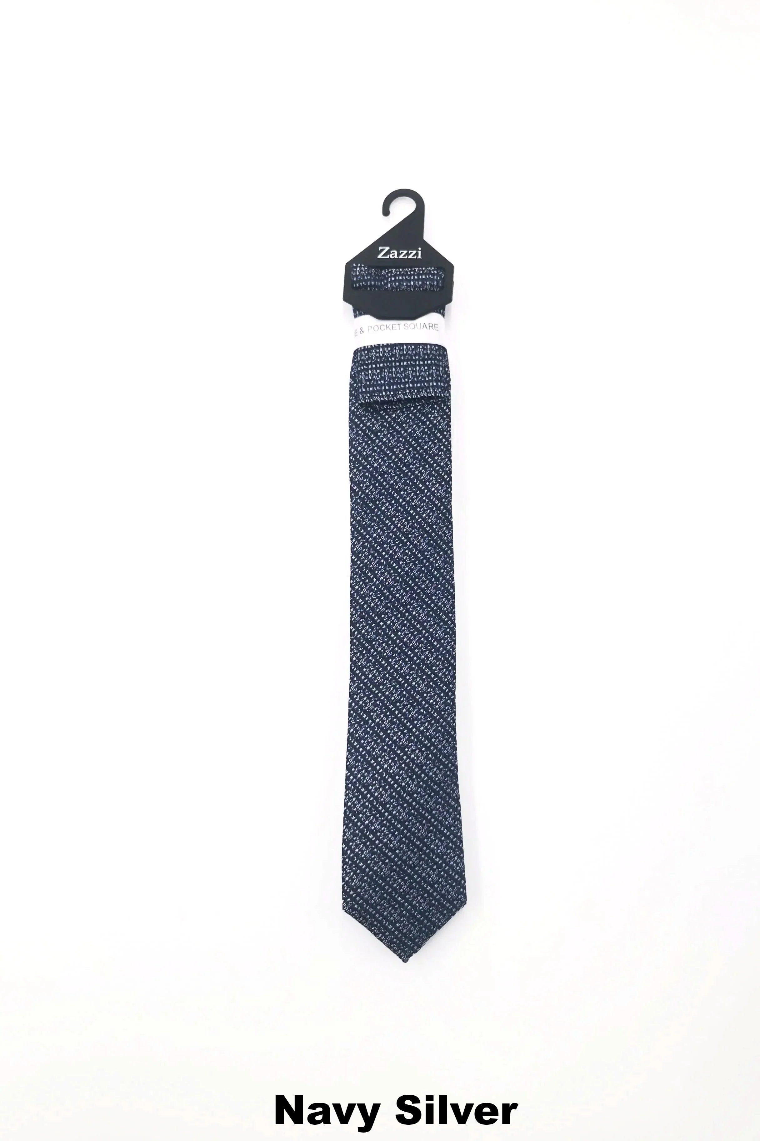 Zazzi Boyswear Zazzi Grain Kid Boys Tie & Pocket Square Teal view 12