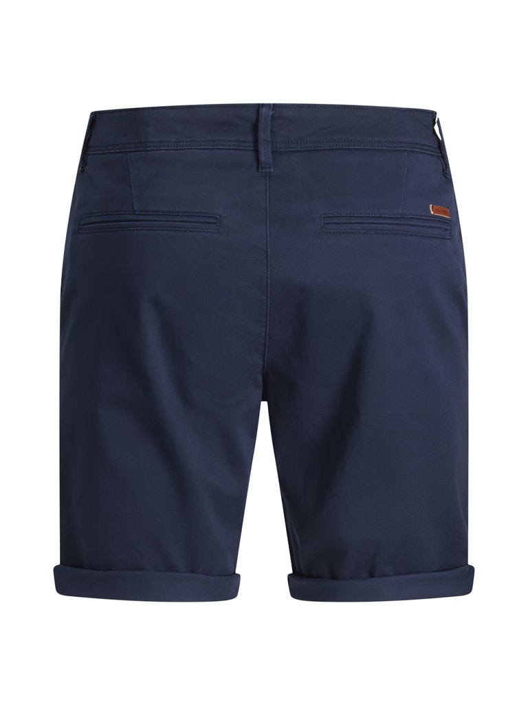 JACK & JONES Bowie Solid Navy Shorts Navy Blazer back view