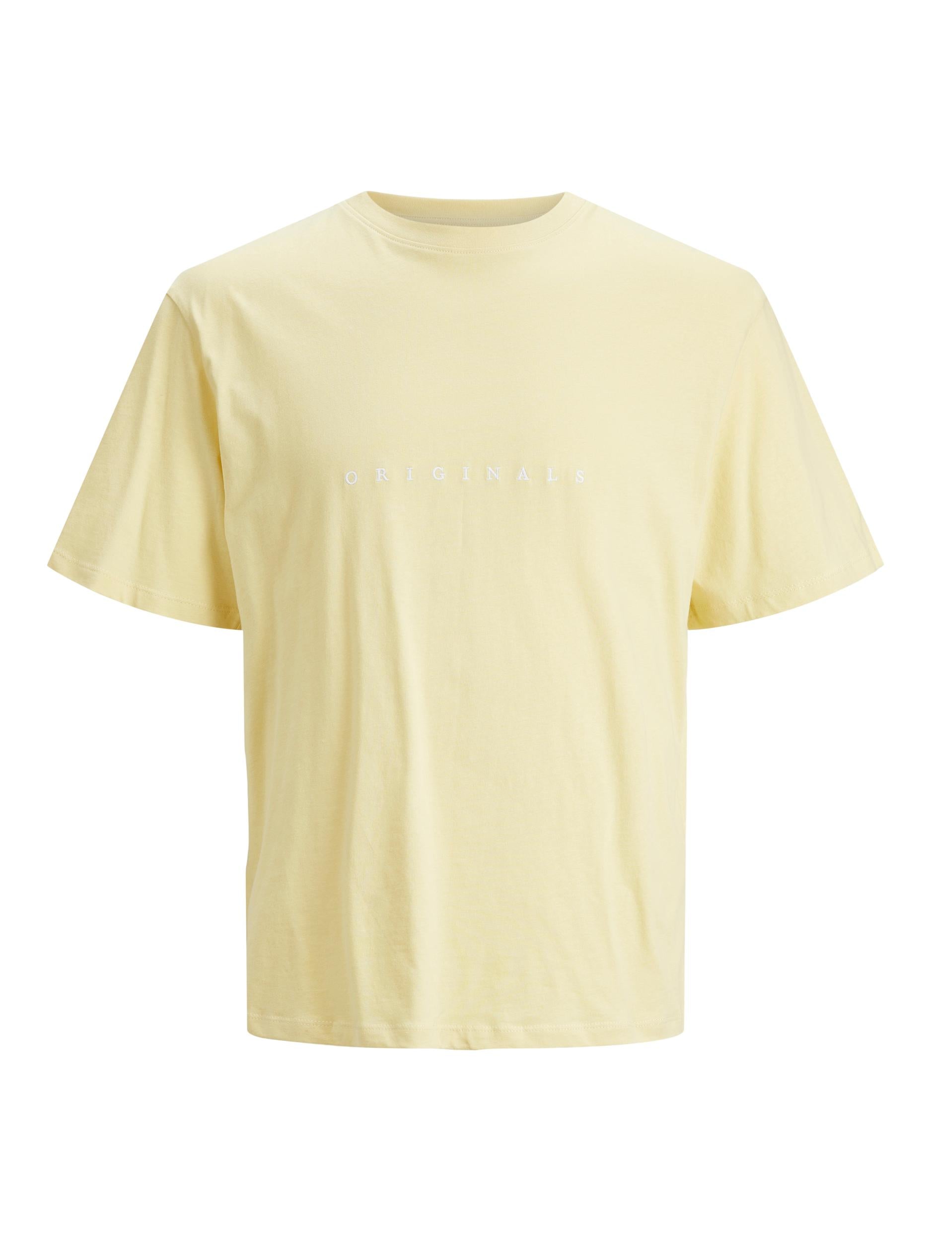 Men's Copenhagen French Vanilla Short Sleeve Tee-Ghost Front View