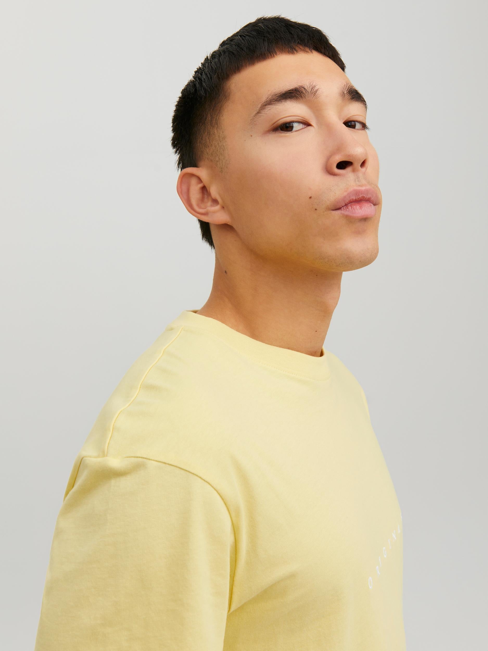 Men's Copenhagen French Vanilla Short Sleeve Tee-Side View