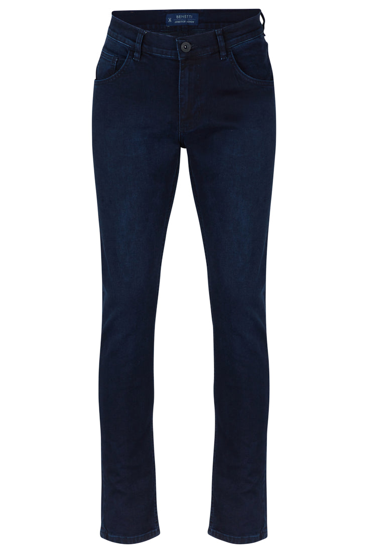 BENETTI Kansas Straight Leg Dark Indigo Denims Dark Indigo front view