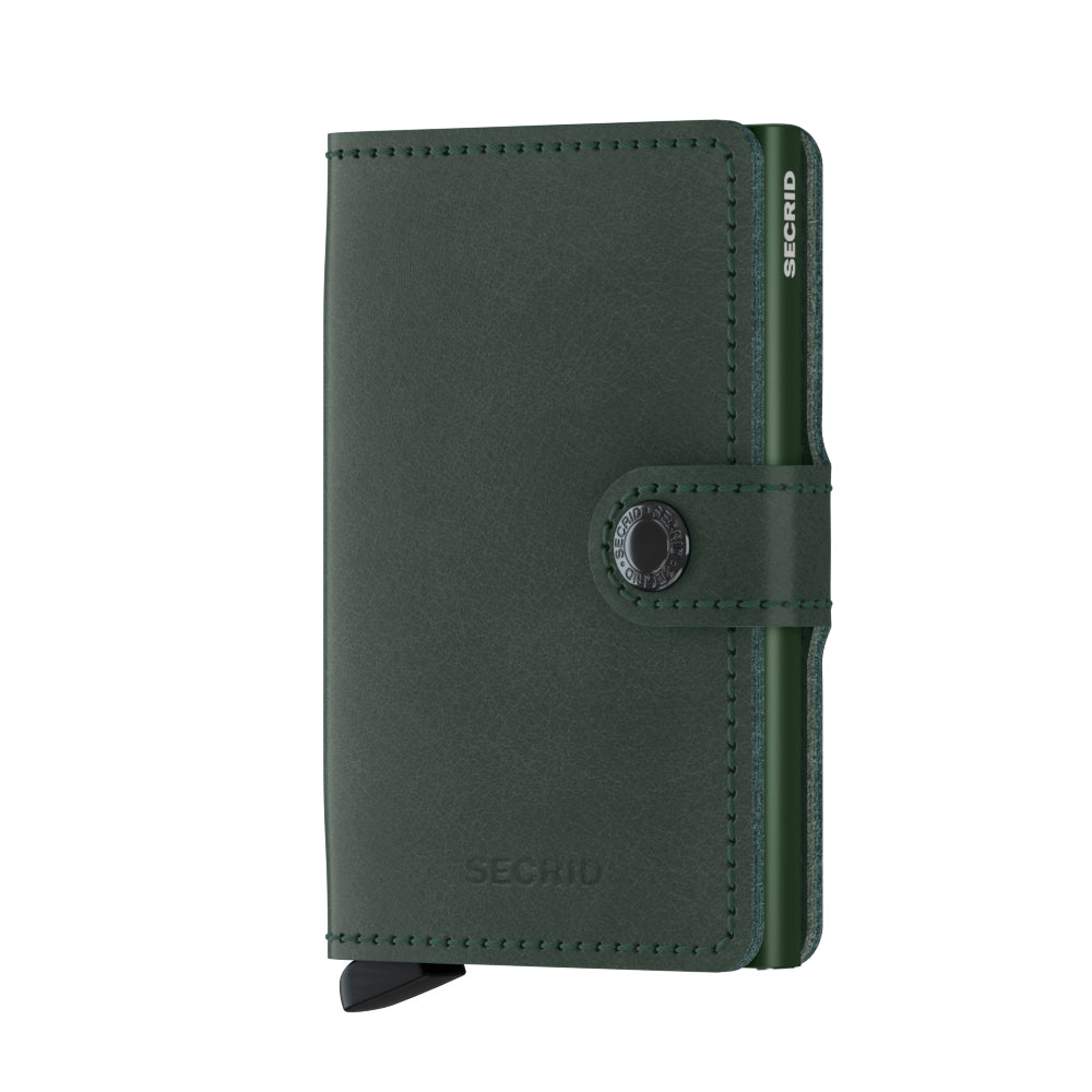 Secrid Original Green Miniwallet-Closed Front View