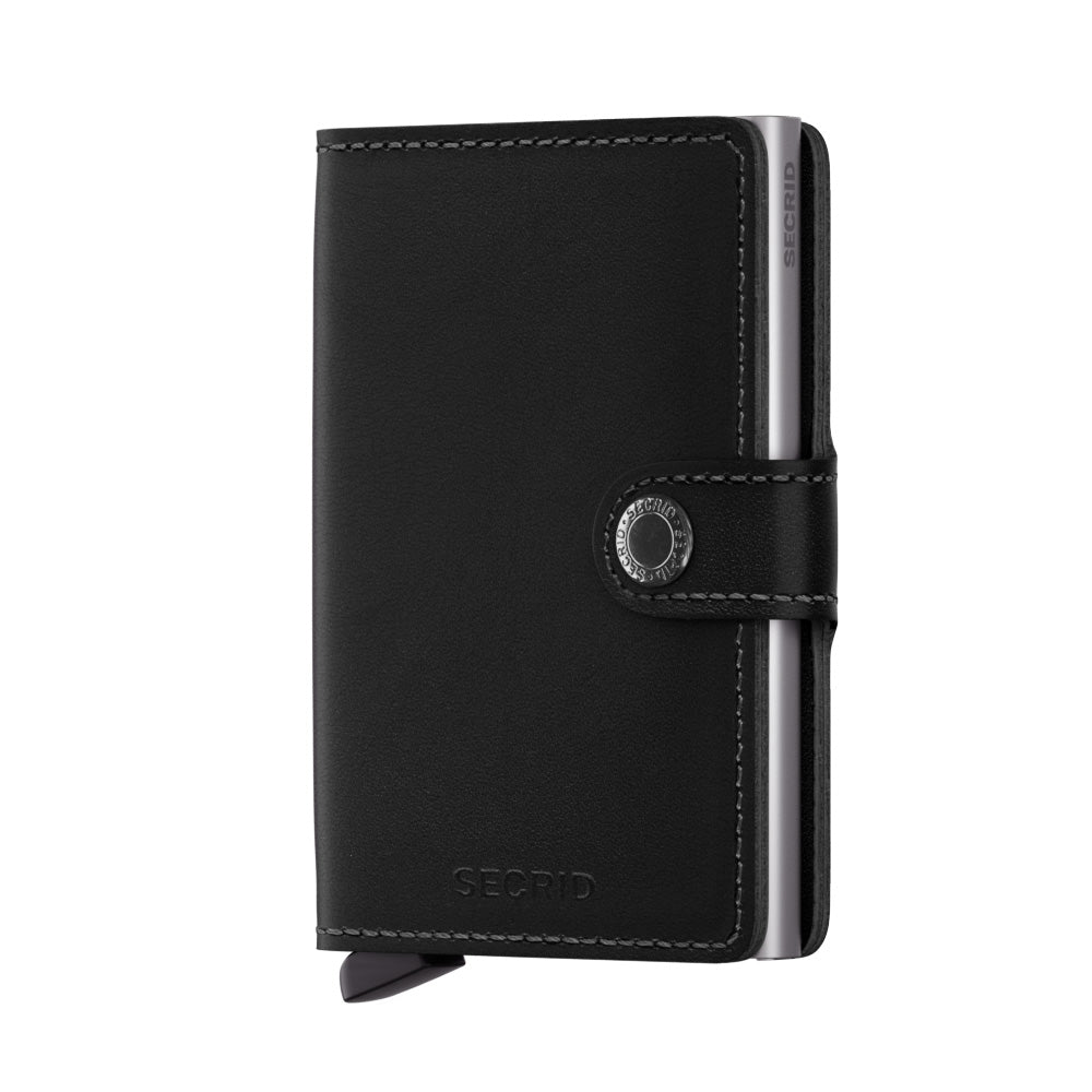Secrid Original Black Miniwallet-Fully Closed View