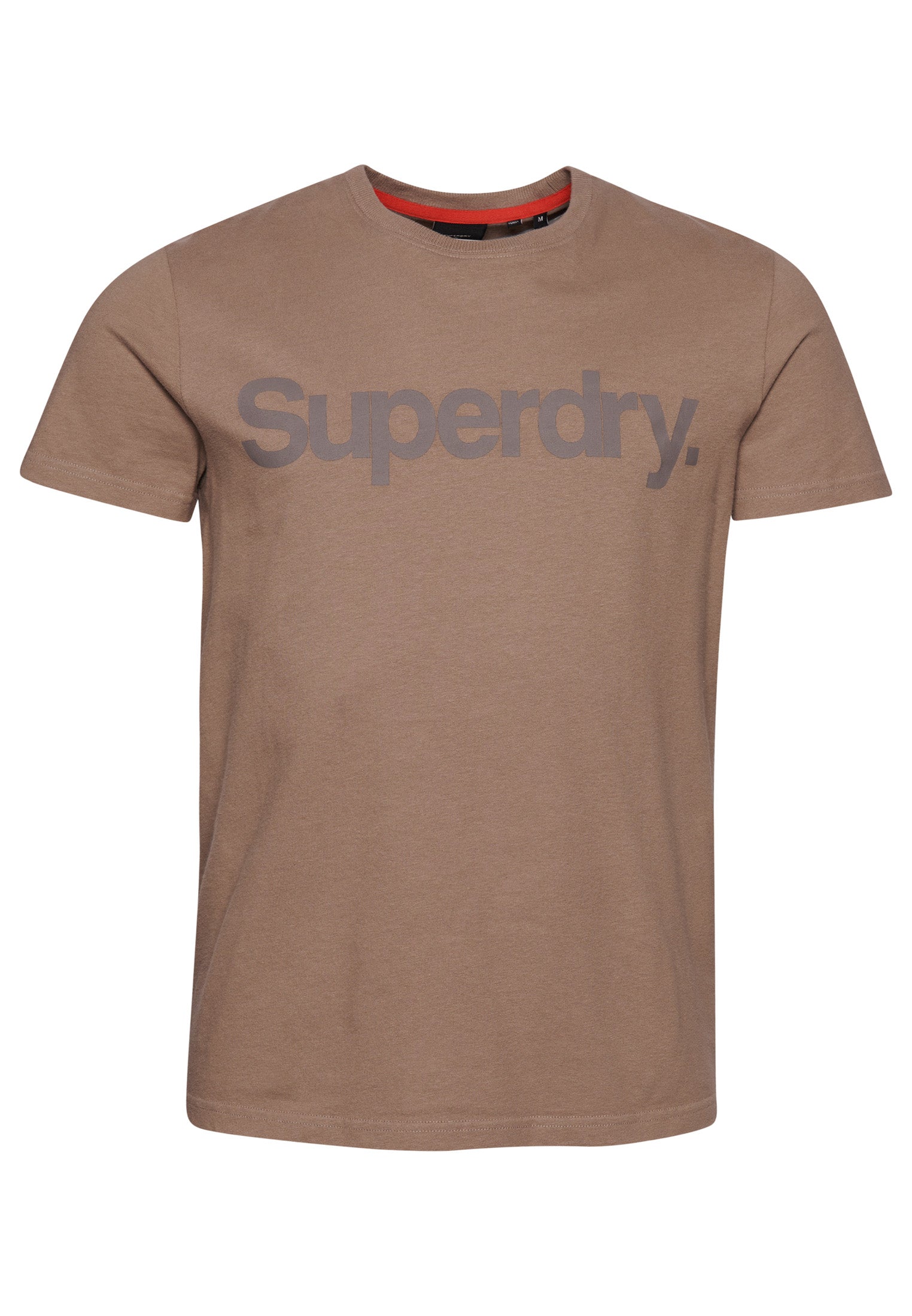 SUPERDRY Core Logo Tee Stone Dark Grey Stone Dark Grey front view