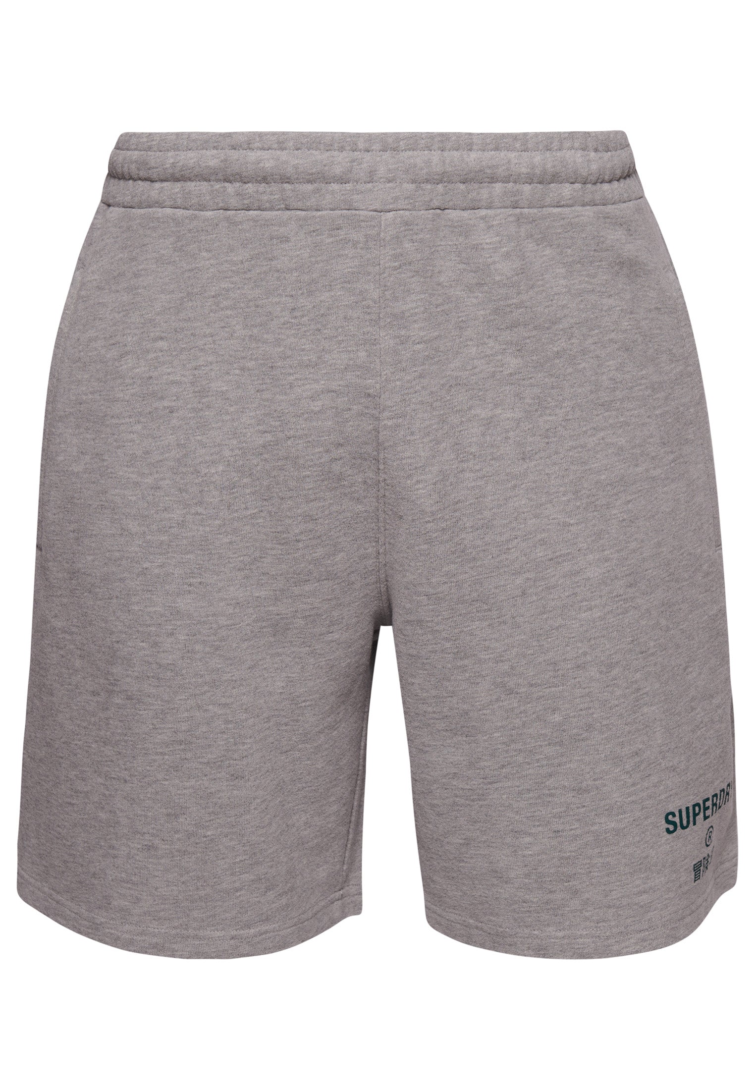 SUPERDRY Code Grey Marl Core Sport Shorts Grey Marl front view