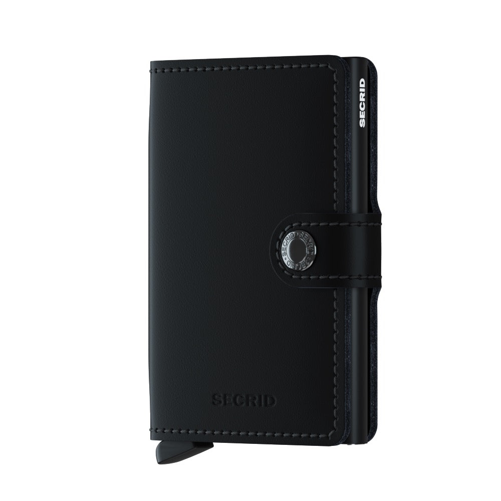 Secrid Matte Black Miniwallet-Closed View
