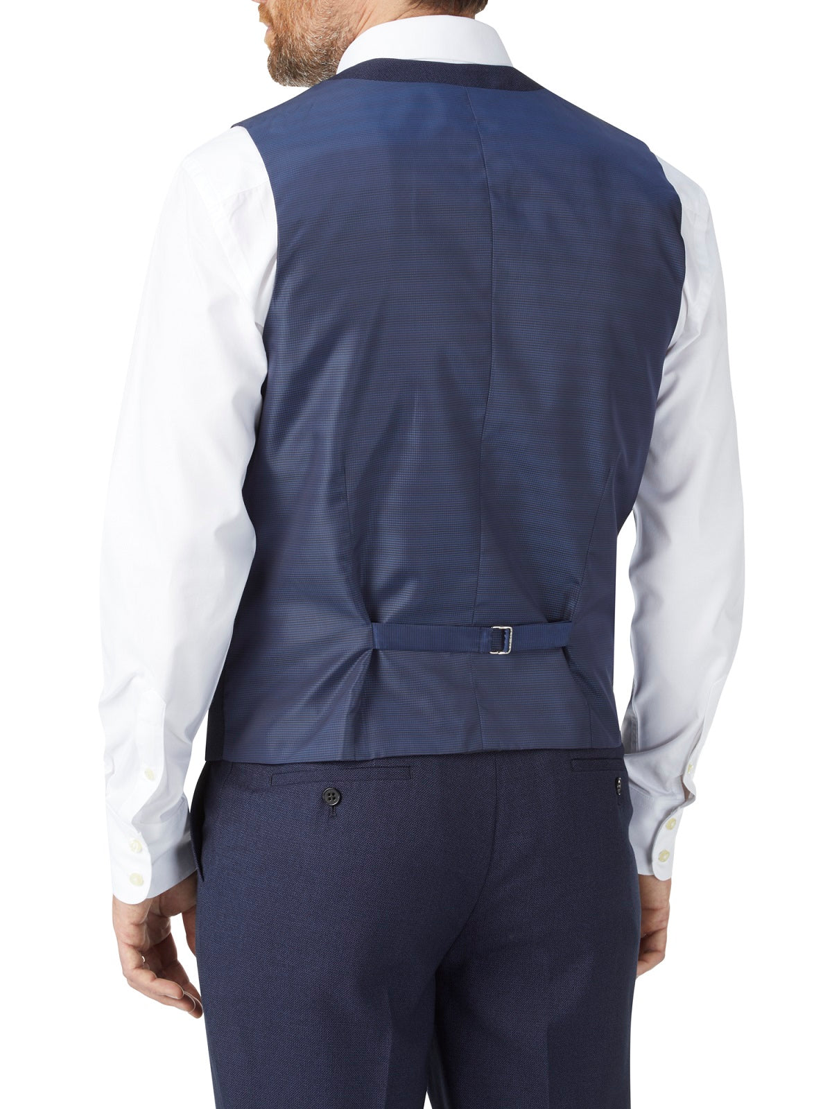 Skopes Harcourt Navy Tapered Waistcoat Navy detail view