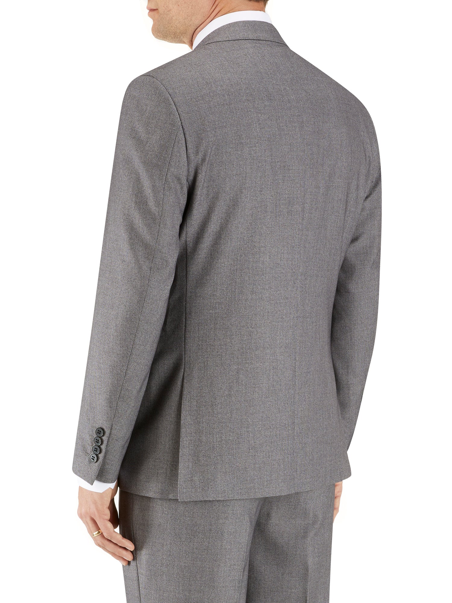 Skopes Harcourt Silver Tapered Fit Jacket Silver side view