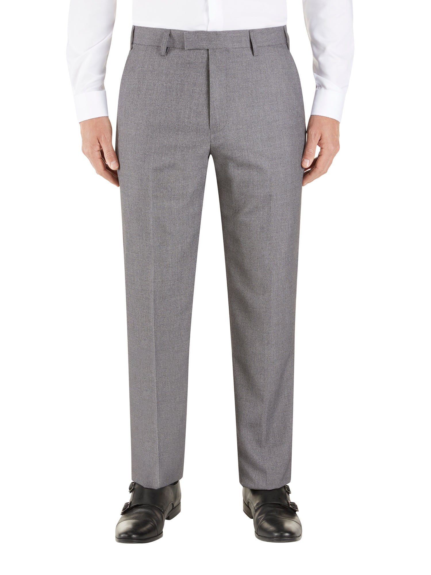 Harcourt Silver Tapered Trousers - Spirit Clothing