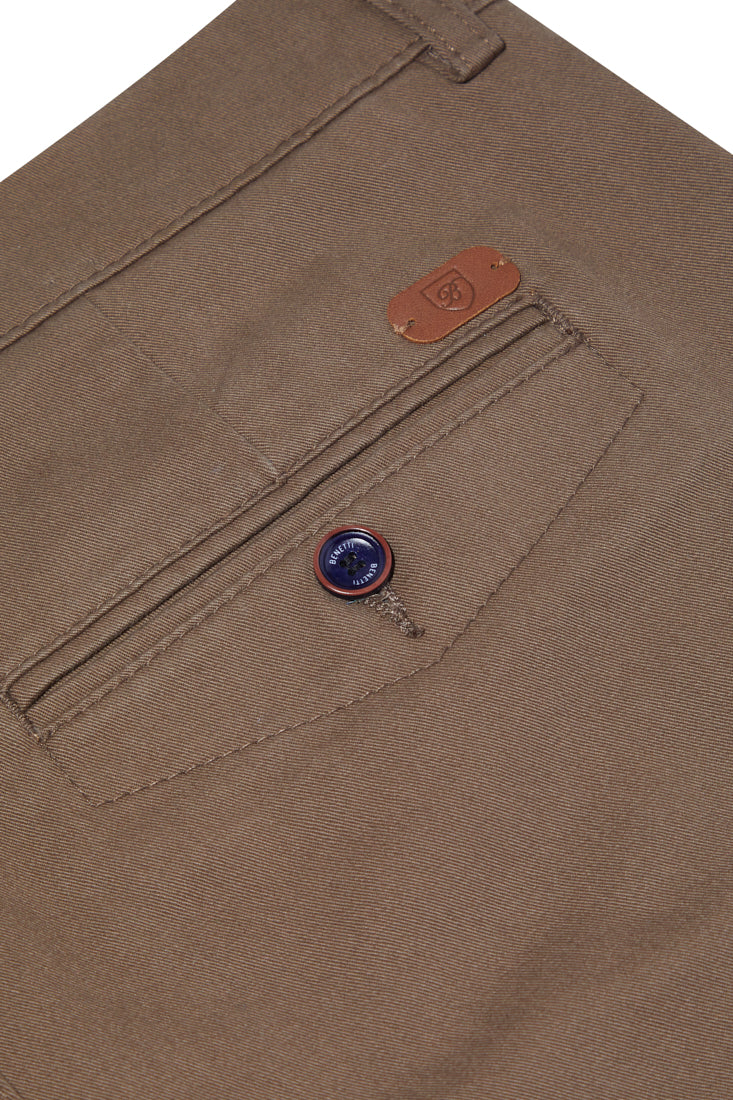 BENETTI Mark Straight Leg Chino Beige BEIGE detail view