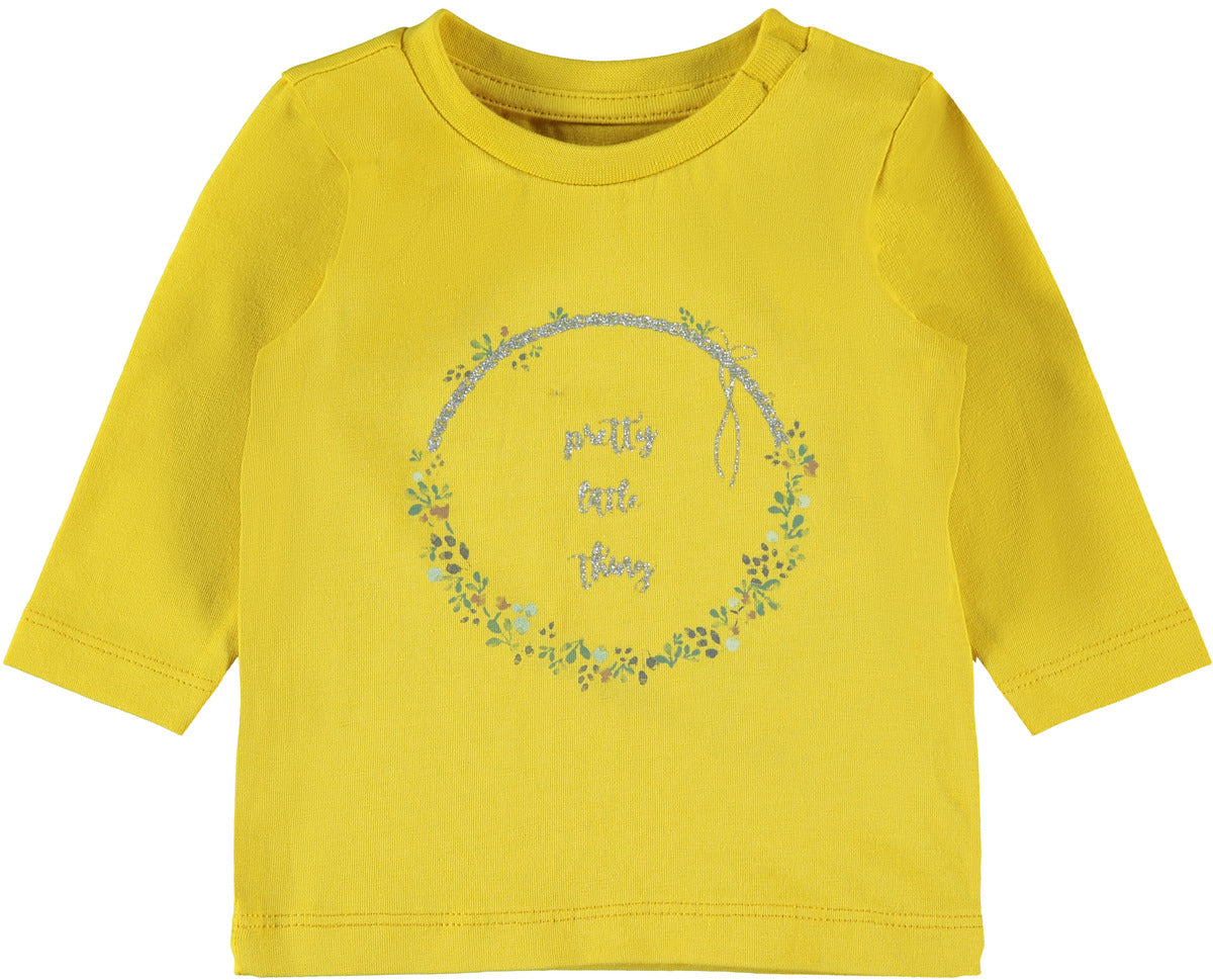 NAME IT Liw LS Top Mustard front view