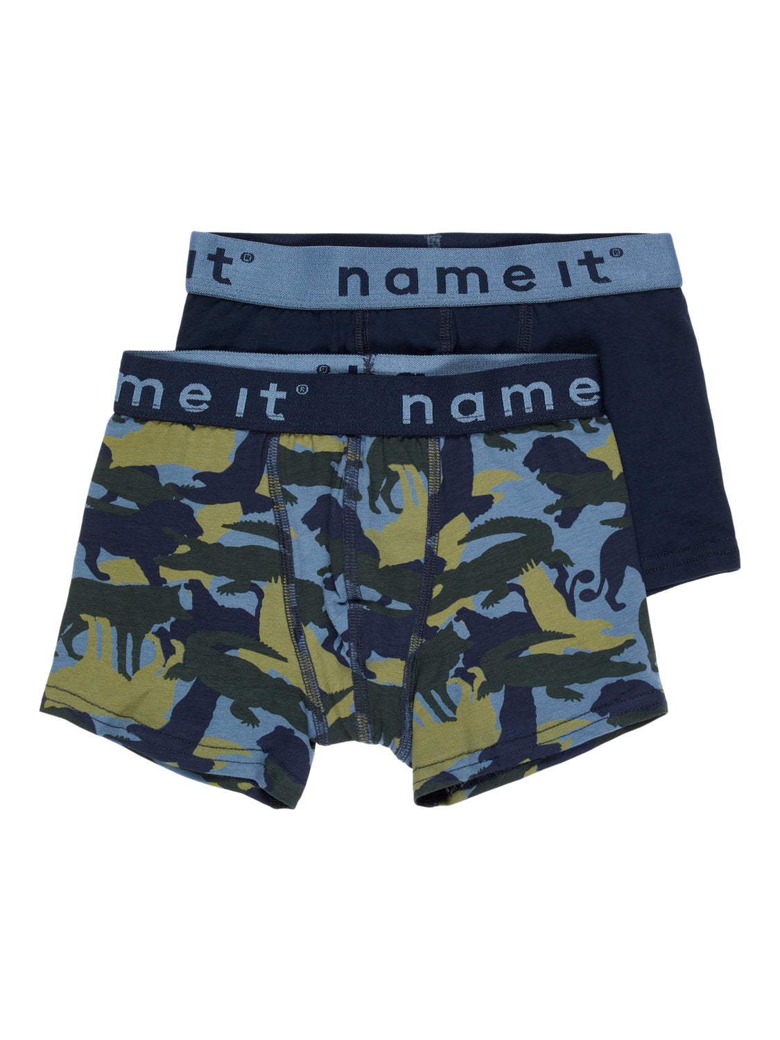 NAME IT Boxers 2 Pack Navy front view