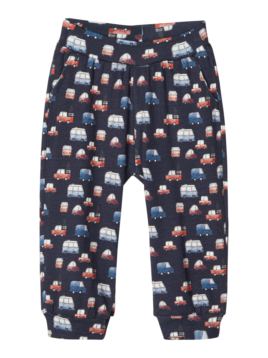 NAME IT Rebil Newborn Pant Navy front view