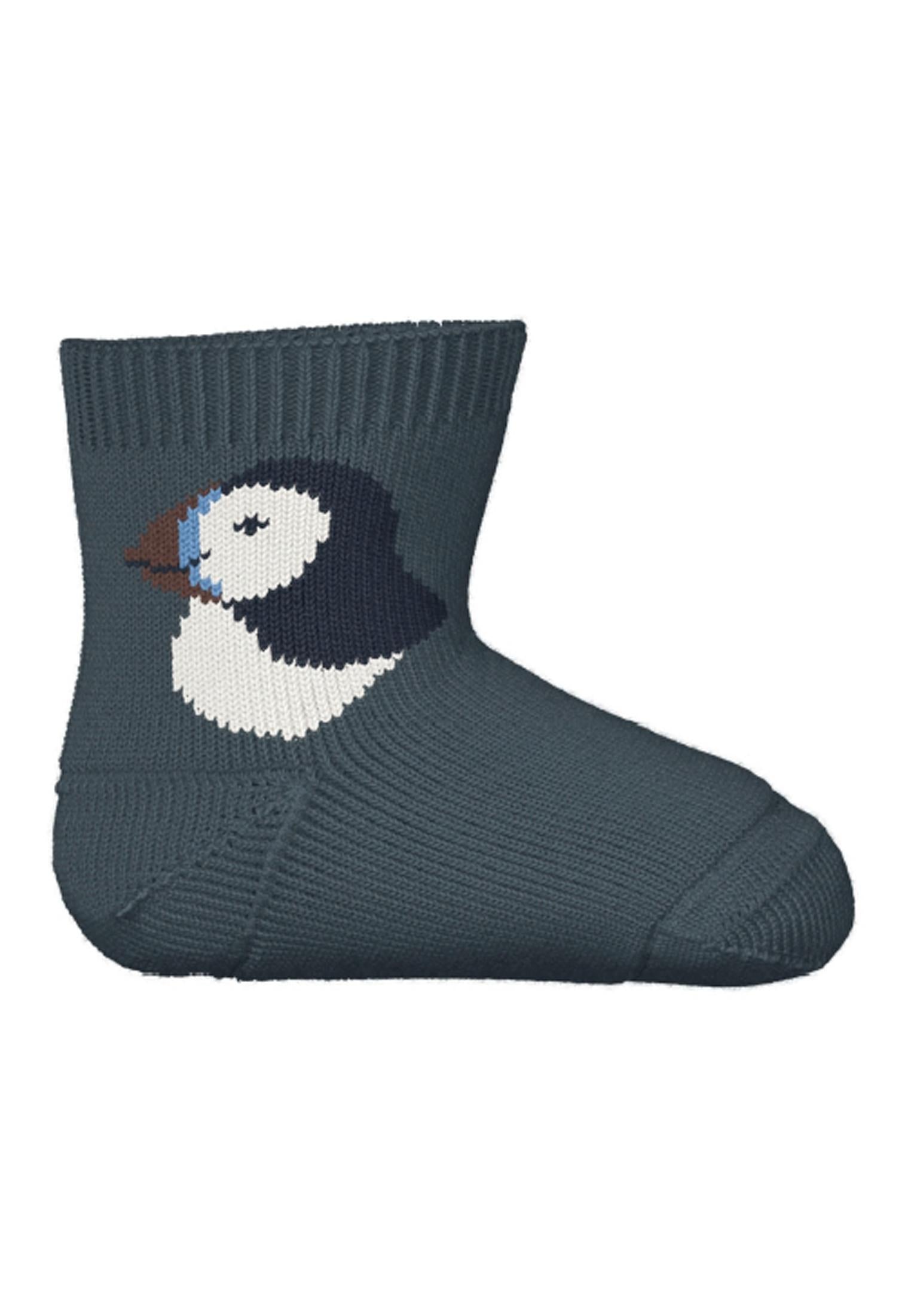 NAME IT Olunte Sock Charcoal model front view