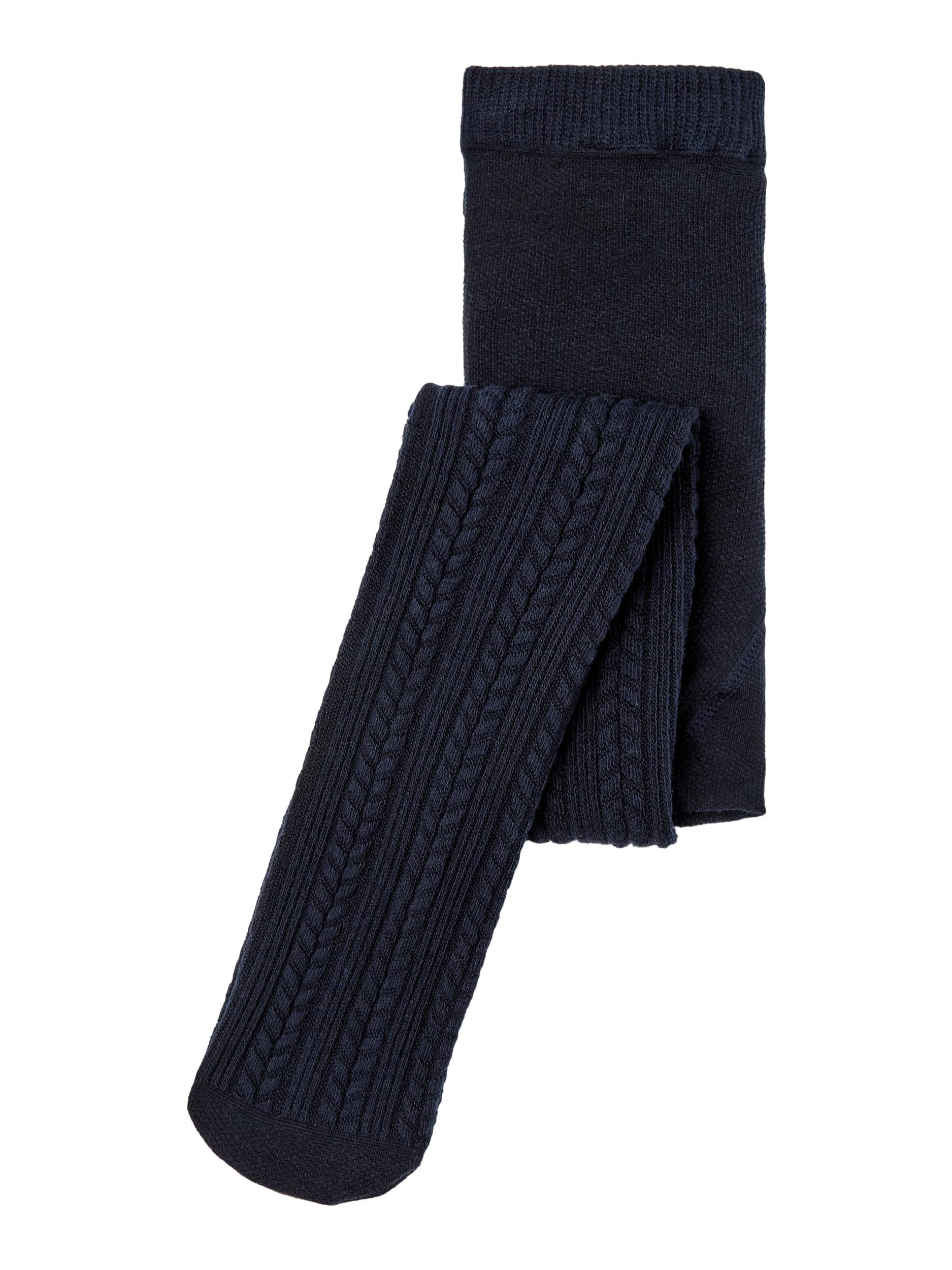 NAME IT Sally Mini Girl Pantyhose Navy front view