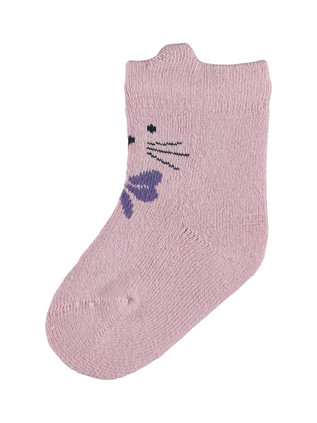 NAME IT Salina Terry Frotte Sock Agave Green model front view