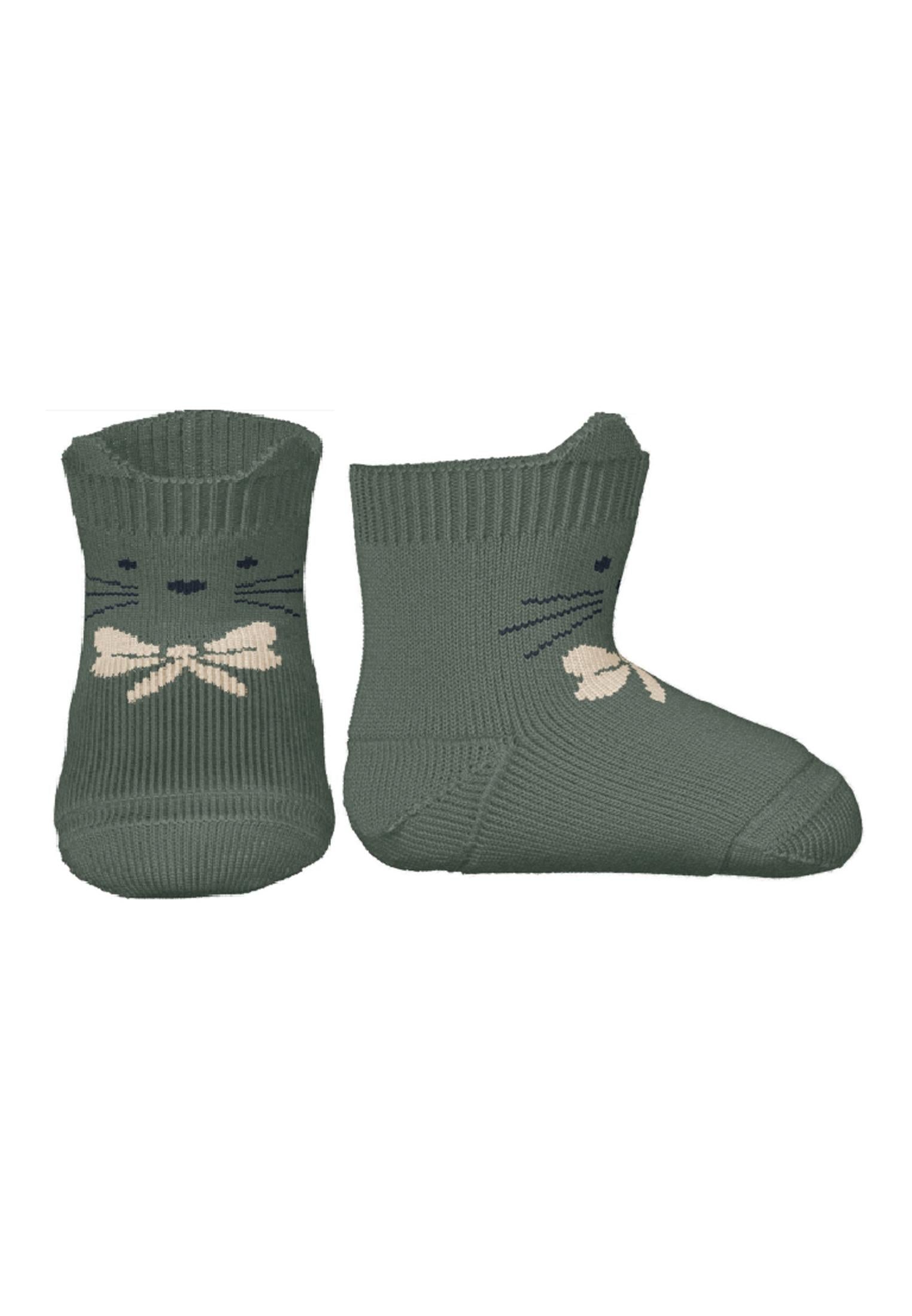 NAME IT Salina Terry Frotte Sock Agave Green front view