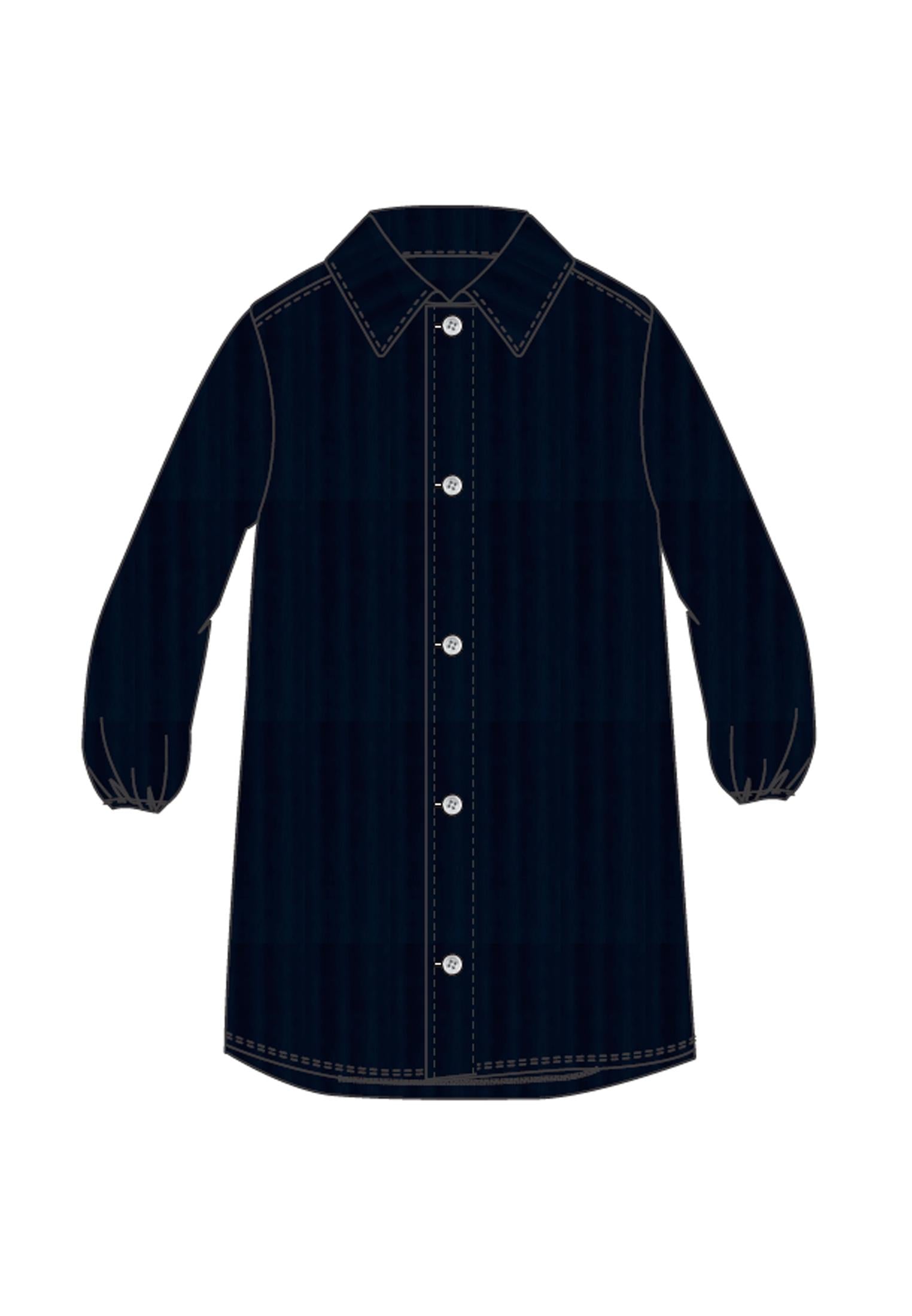 NAME IT Onebella LS Tunic Navy model front view